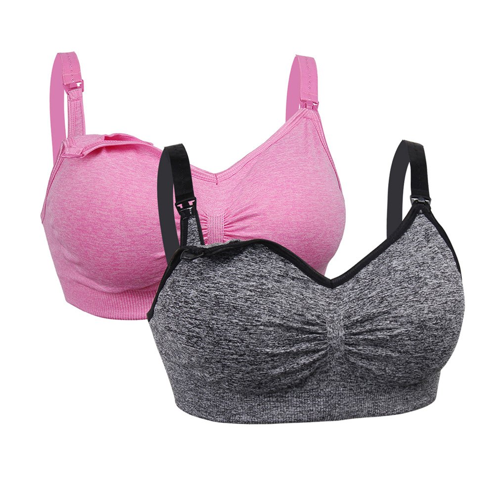 FeelinGirl Nursing Maternity Bra - Comfortable Sleep & Breastfeeding Bras for New Moms - Perfect for Nighttime Nursing and Postpartum Recovery