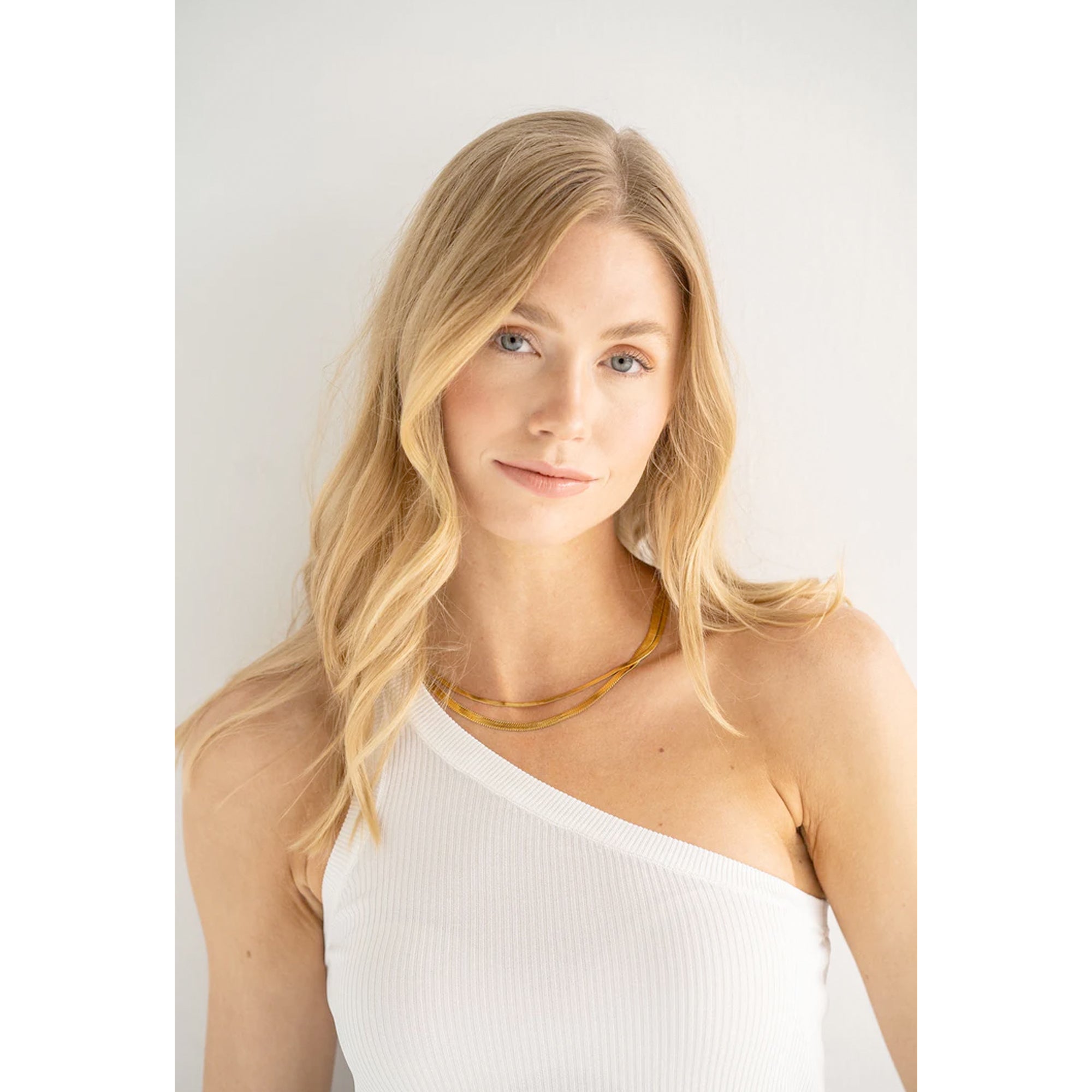Brenda Grands Gold Snake Necklace - Elegant Fashion Jewelry for Women, Perfect for Parties, Dates & Special Occasions