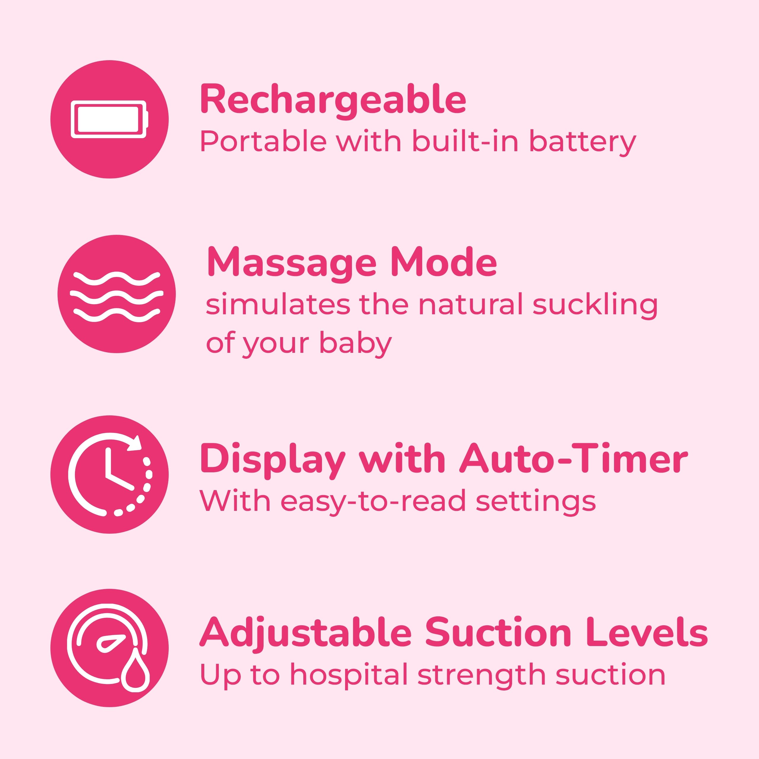 Spectra S1 Plus Hospital-Grade Electric Breast Pump with Tote Bag, 4 Breast Milk Bottles & Cooler - Portable Double Pumping System for Nursing Moms - Perfect for Travel, Work & Late Night Feeding Sessions