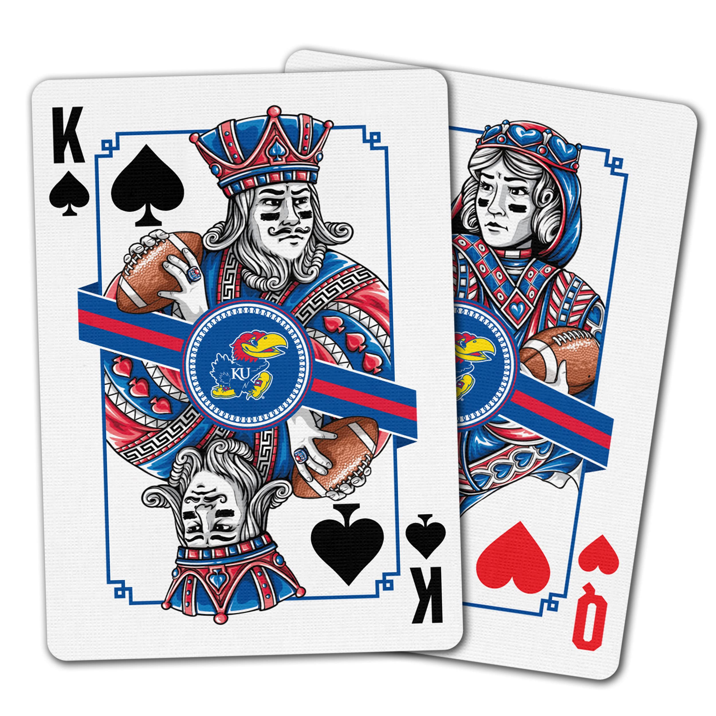 YouTheFan NCAA Classic Series Playing Cards - Premium College Sports Themed Deck for Poker, Blackjack & Magic Tricks - Perfect for Game Nights, Tailgating & Collectors
