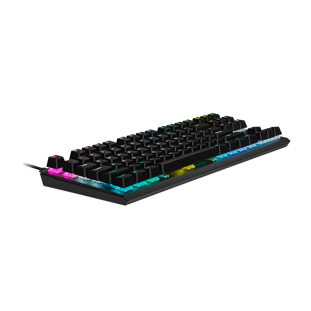 Corsair K60 PRO TKL RGB Optical Mechanical Gaming Keyboard - Black (OPX Switch) | Fast & Responsive for Competitive Gaming & Typing | Perfect for PC, Mac, Esports & Office Use