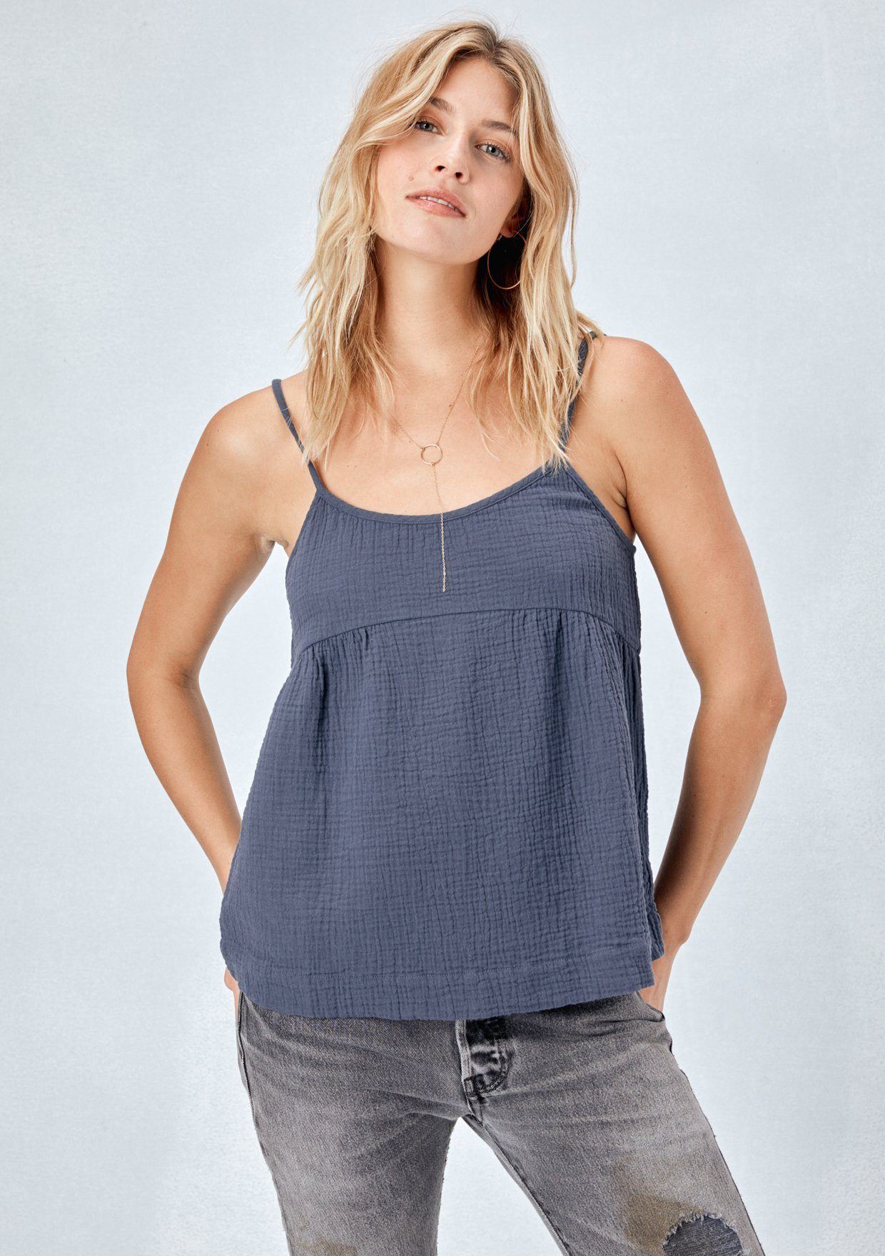 Brooklyn Tank Top for Women - Soft & Breathable Cotton Casual Shirt - Perfect for Summer, Workouts, and Everyday Wear