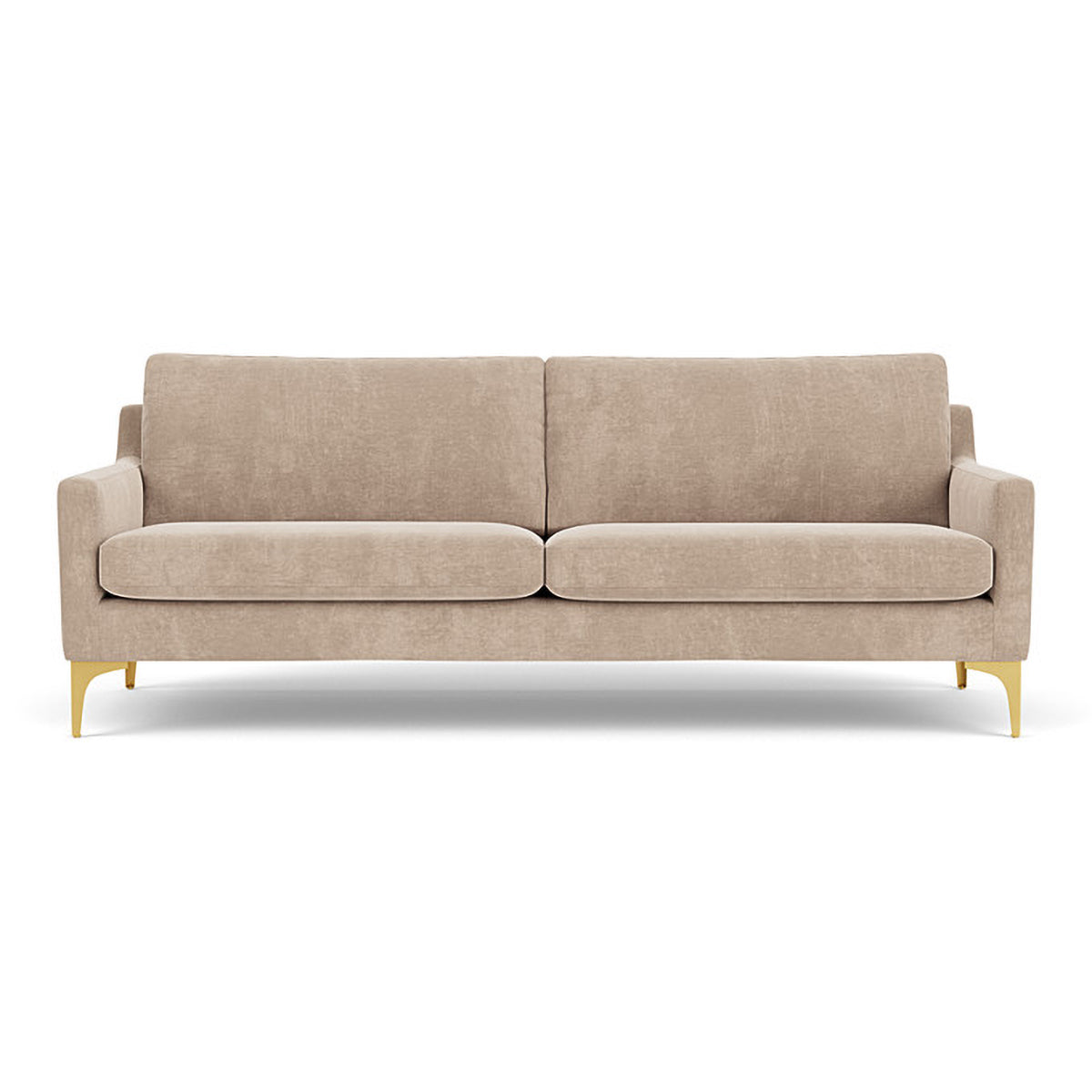 Astha Fabric 3-Seater Sofa - Modern Living Room Furniture for Small Spaces | Comfortable Couch for Apartments, Dorm Rooms & Cozy Homes