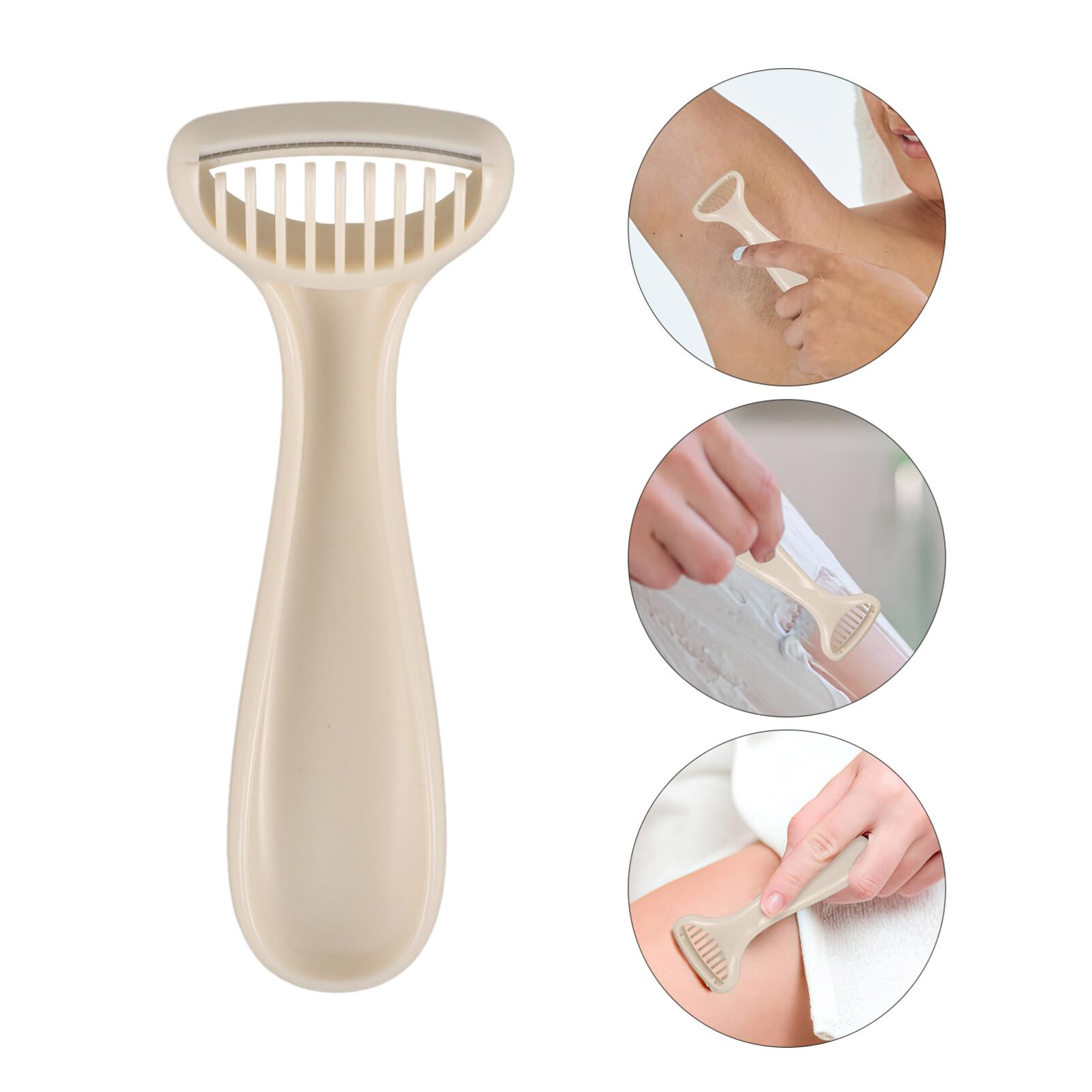 Beavorty Manual Body Hair Trimmer for Women - Painless Leg & Body Hair Remover, Smooth Skin Shaver - Perfect for Bikini Line, Underarms & Sensitive Areas