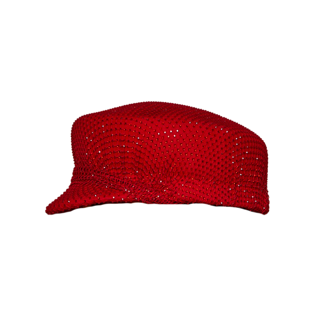 Sabrina Crystal Wool Felt Cap for Women - Elegant Winter Hat with Rhinestone Embellishment - Perfect for Cold Weather, Outdoor Activities, and Fashion Accessories
