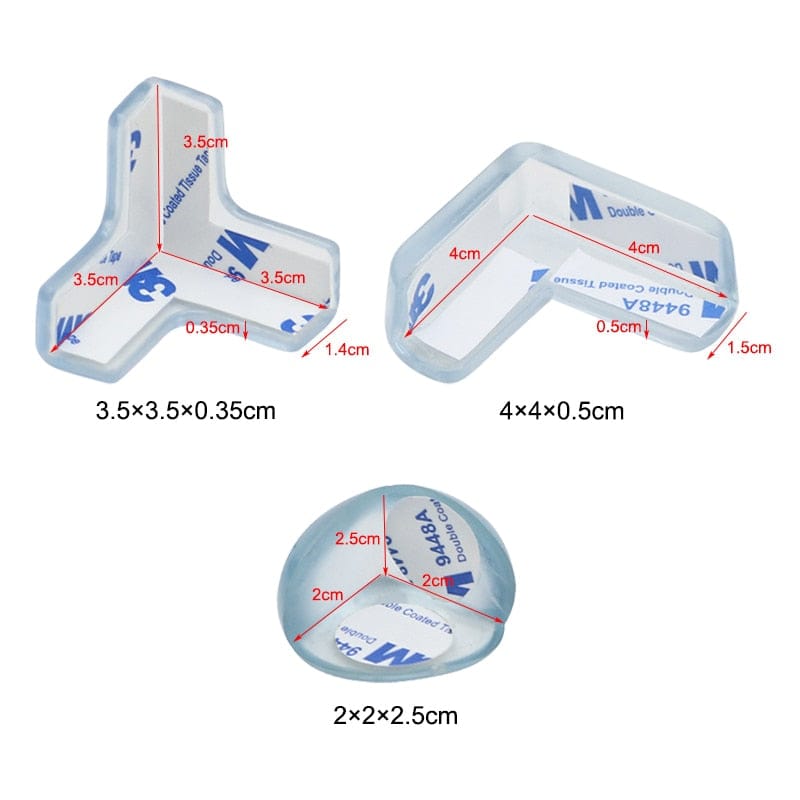 Baby Safety Corner Protectors - Soft Silicone Bumpers for Furniture Edge Protection, Childproofing & Anti-Collision (8-Pack) - Perfect for Tables, Counters, Cabinets & Sharp Corners in Nursery & Playroom