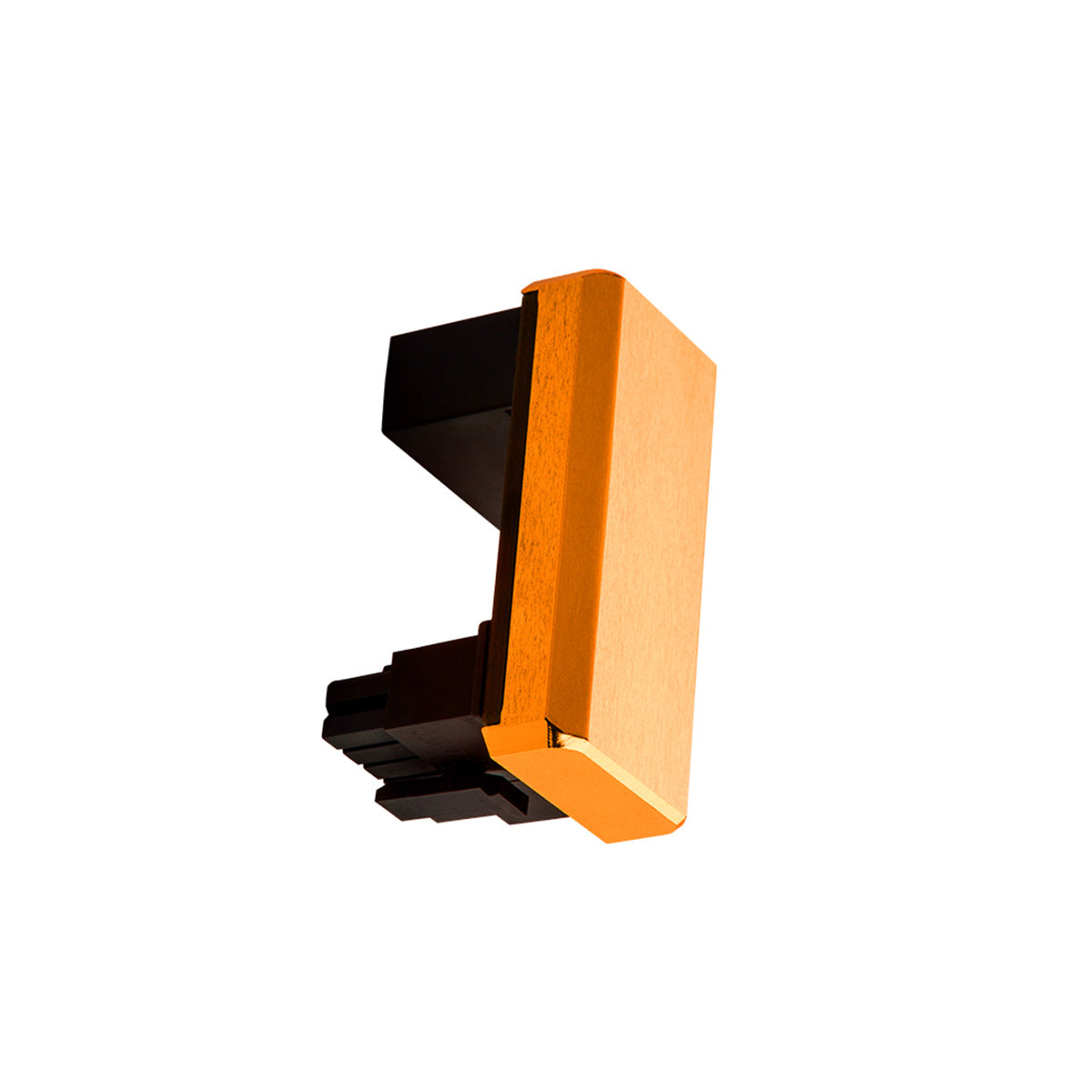 CableMod 12VHPWR 180 Degree Angled Adapter v1.1 - Variant B (Orange) - High-Speed GPU Power Connector for Gaming PCs & Workstations - Perfect for NVIDIA RTX 4090, 4080, 4070 Ti GPUs