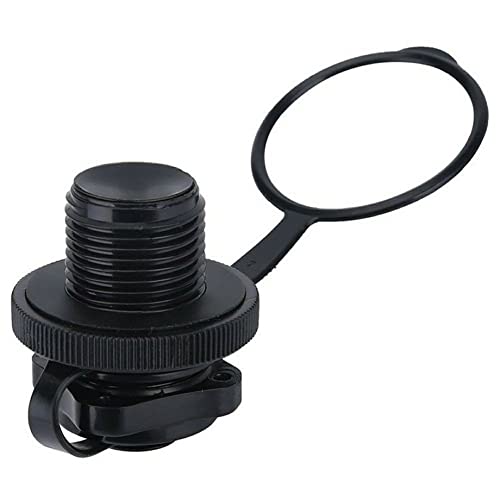 2 in 1 Inflatable Boat Air Valve Caps & Screw Pump Adapters - Replacement Spiral Air Plugs for Fishing Boats, Rowing Boats, Kayaks, and Water Sports Accessories - Perfect for Marine, Outdoor, and Emergency Use