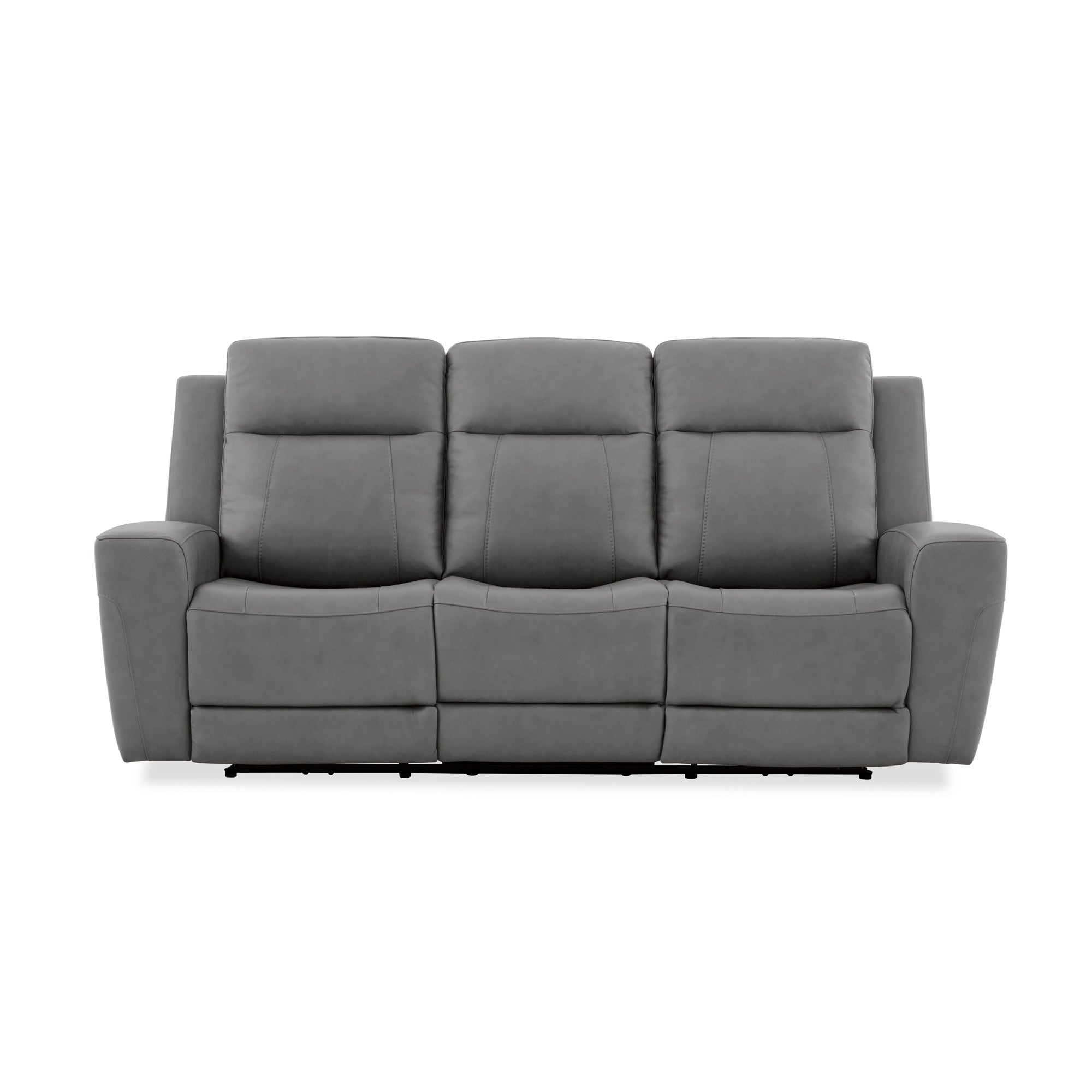 Gavin Dual Power Reclining Sofa - Electric Recliner with USB Charging & Cup Holders - Perfect for Living Room, Home Theater & Family Relaxation