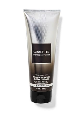 Premium Graphite Men's 3-Piece Bath & Body Gift Set - 3-in-1 Body Wash, Refreshing Body Spray & Hydrating Hand & Body Lotion - Perfect for Shower, Gym Bag & Travel Essentials