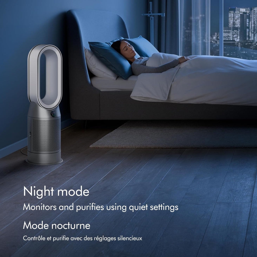 Dyson HP07 Hot + Cool Air Purifier with HEPA Filter - Certified Refurbished with 1-Year Warranty | All-Season Use for Bedroom, Office & Living Room