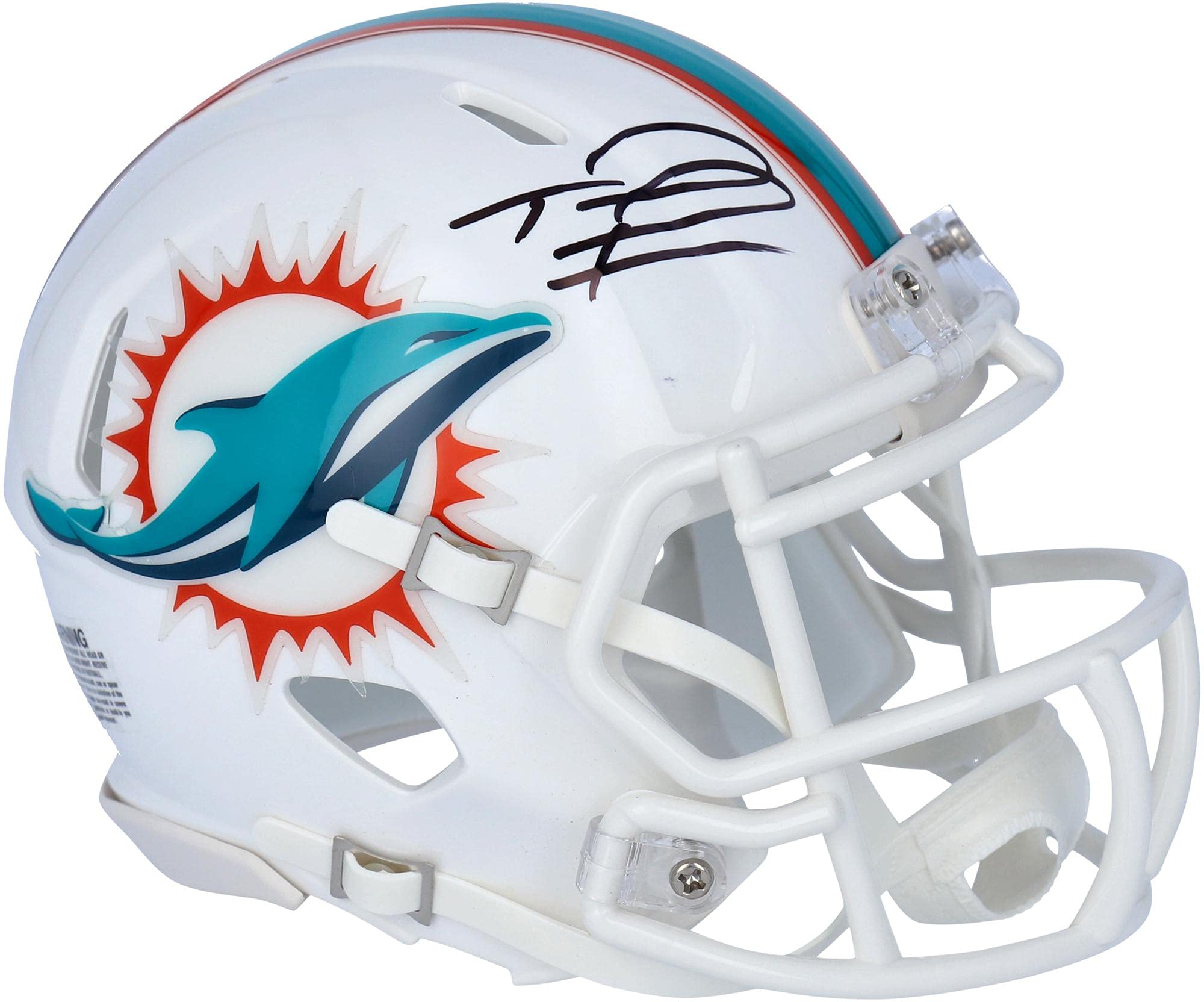 Tua Tagovailoa Autographed Miami Dolphins Riddell Speed Mini Helmet - Signed NFL Collectible Football Gift for Fans, Man Cave, Sports Memorabilia Collection