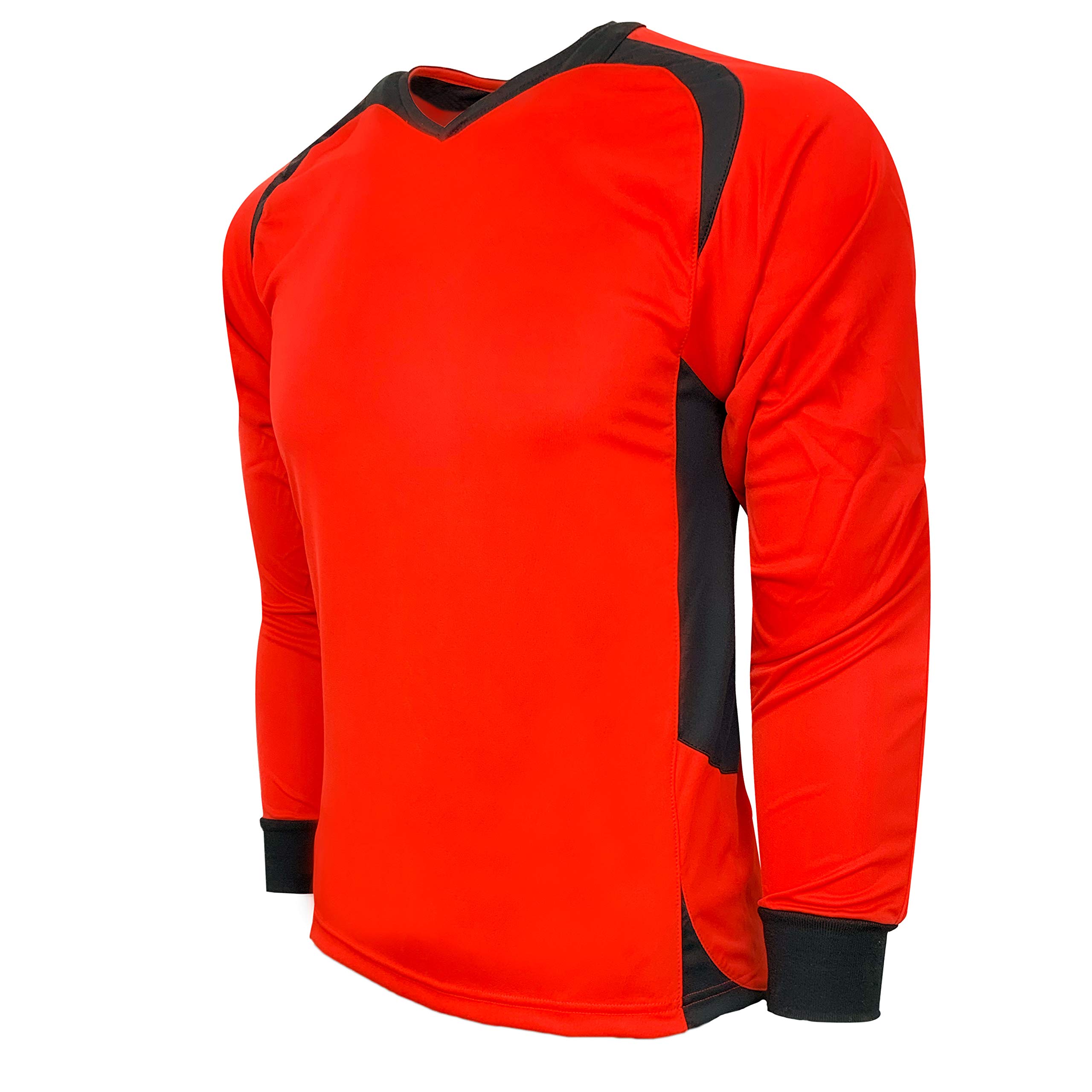 Premium Goalkeeper Jerseys for Adults & Youth - Neon, Red & Orange Soccer Goalie Shirts - Perfect for Training, Matches & Team Sports