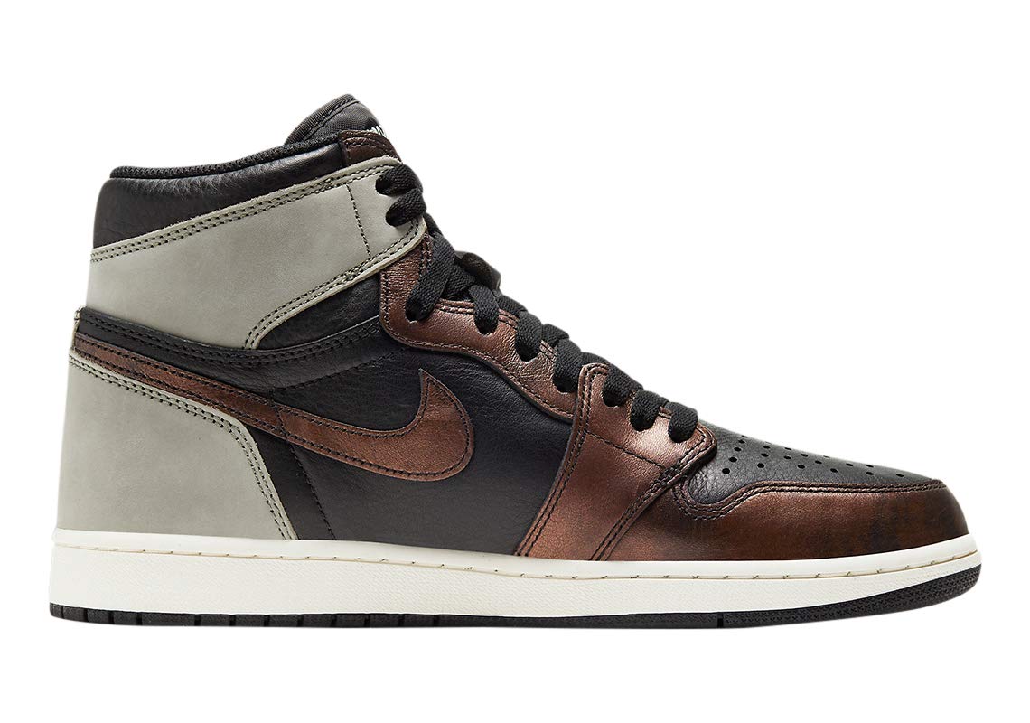 AIR JORDAN 1 Retro High OG Smoke Grey Basketball Shoes - Men's Classic Sneakers for Casual Wear & Street Style