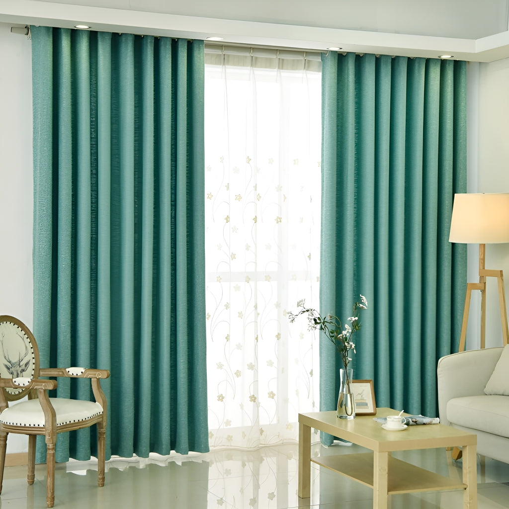 Blackout Curtains for Bedroom - Ensley Green Custom Room Darkening Window Drapes for Privacy & Light Control - Perfect for Nursery, Home Theater, and Shift Workers