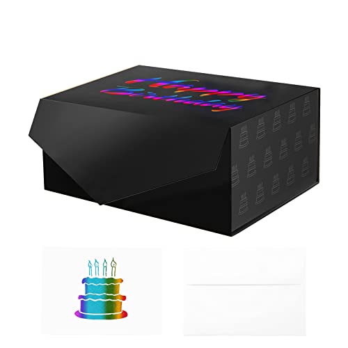 Black-Birthday-9x6.5x3.8 Inches-Pack of 1