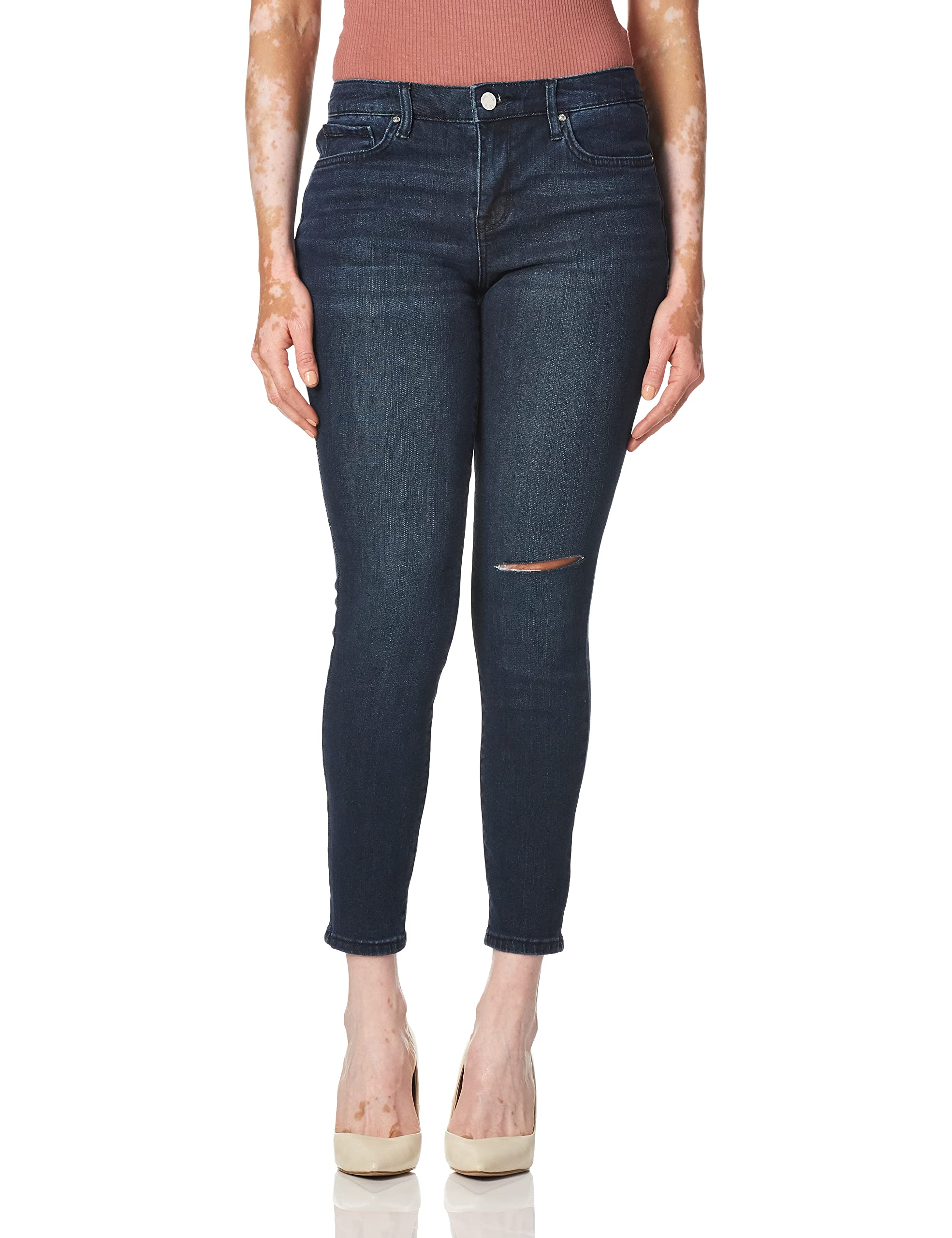 William Rast Women's Perfect Skinny Ankle Jeans - High Waist Stretch Denim Pants for Casual & Night Out | Slim Fit Comfortable Jeans for Everyday Wear