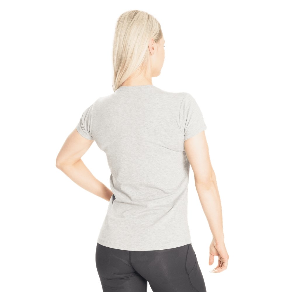 Better Bodies Regular Fit T-Shirt for Men & Women | Light Grey Cotton Tee | Casual Wear, Gym, Lounge & Everyday Comfort