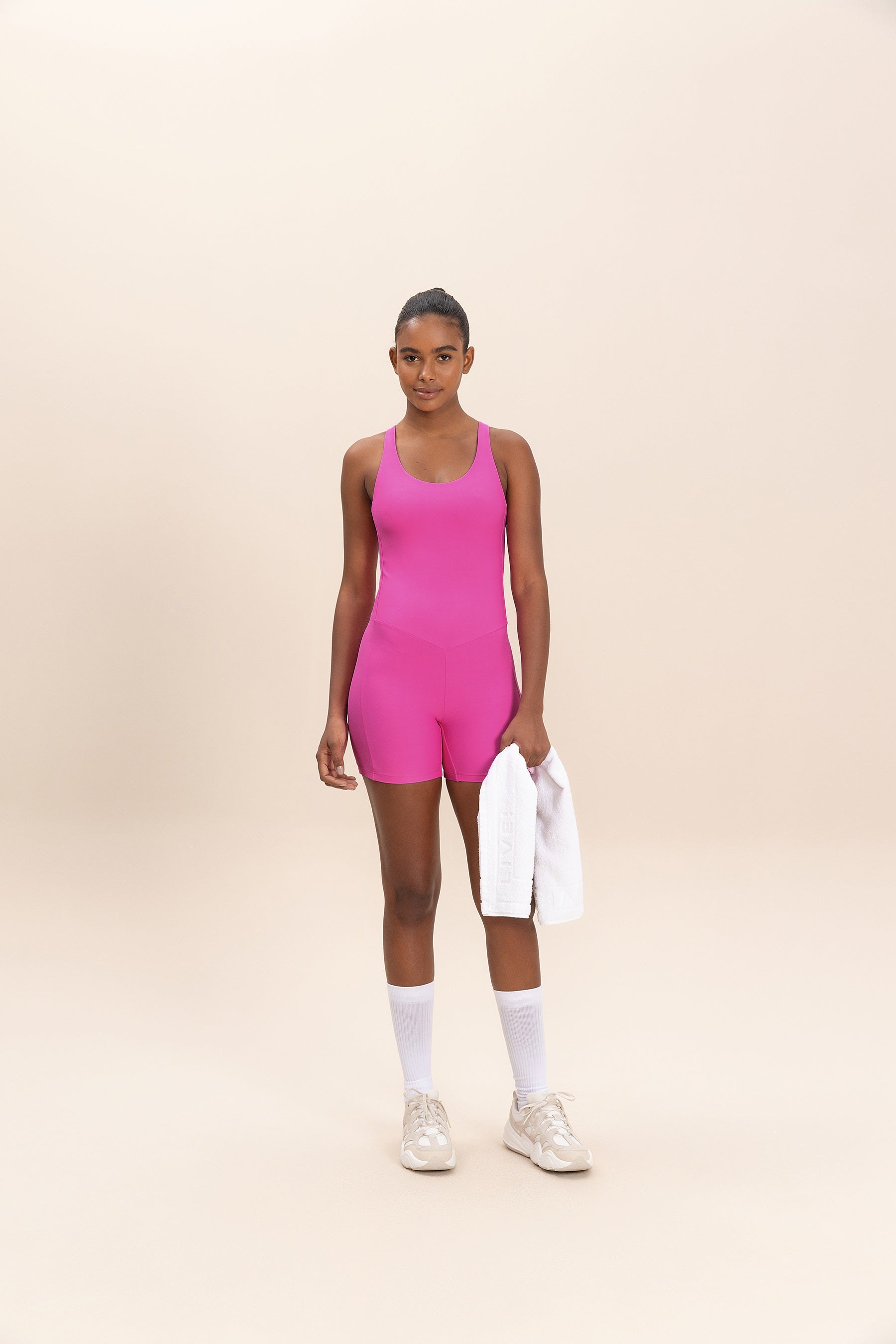 Hydefit® Adaptiv Short Bodysuit - Women's Workout & Yoga Bodysuit with Moisture-Wicking Fabric for Gym, Running & Activewear (Perfect for Pilates, Dance & Fitness Training)