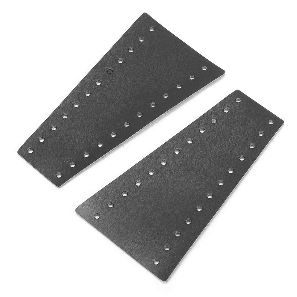 Akozon 2-Pack 15-18MM (0.59-0.71in) Motorcycle Brake & Clutch Lever Covers - Premium Microfiber Leather (Black) - Perfect for Harley, Honda, Yamaha & More - Protect Your Bike Handles from Wear & Weather