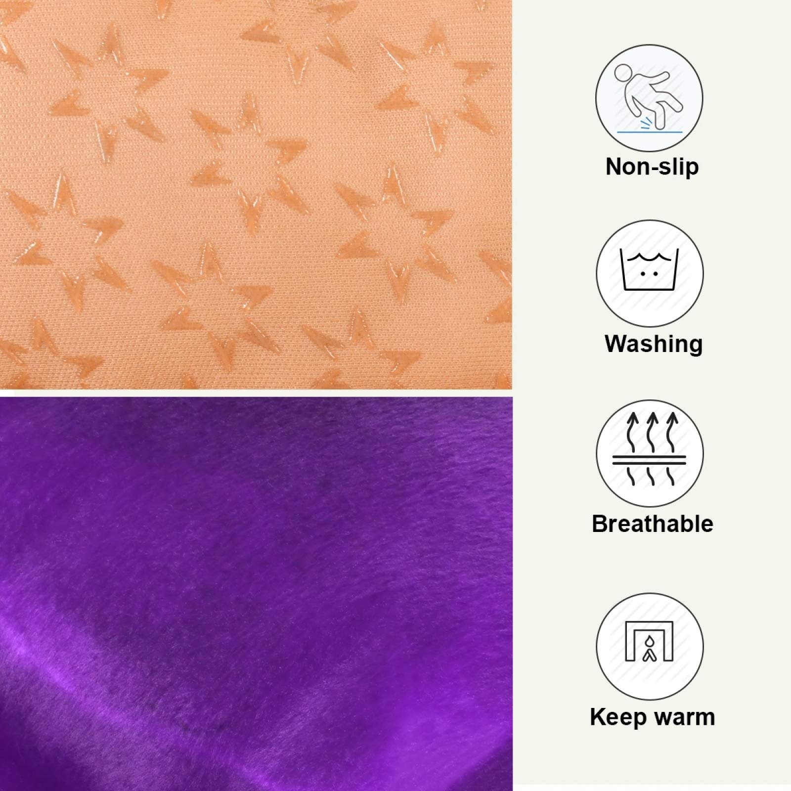 Purple Rose Pet Bed for Dogs and Cats - Ultra Soft Rectangle Comfortable Calming Bed for Small & Medium Pets, 24x18 Inches - Perfect for Living Room, Bedroom, or Crate Use