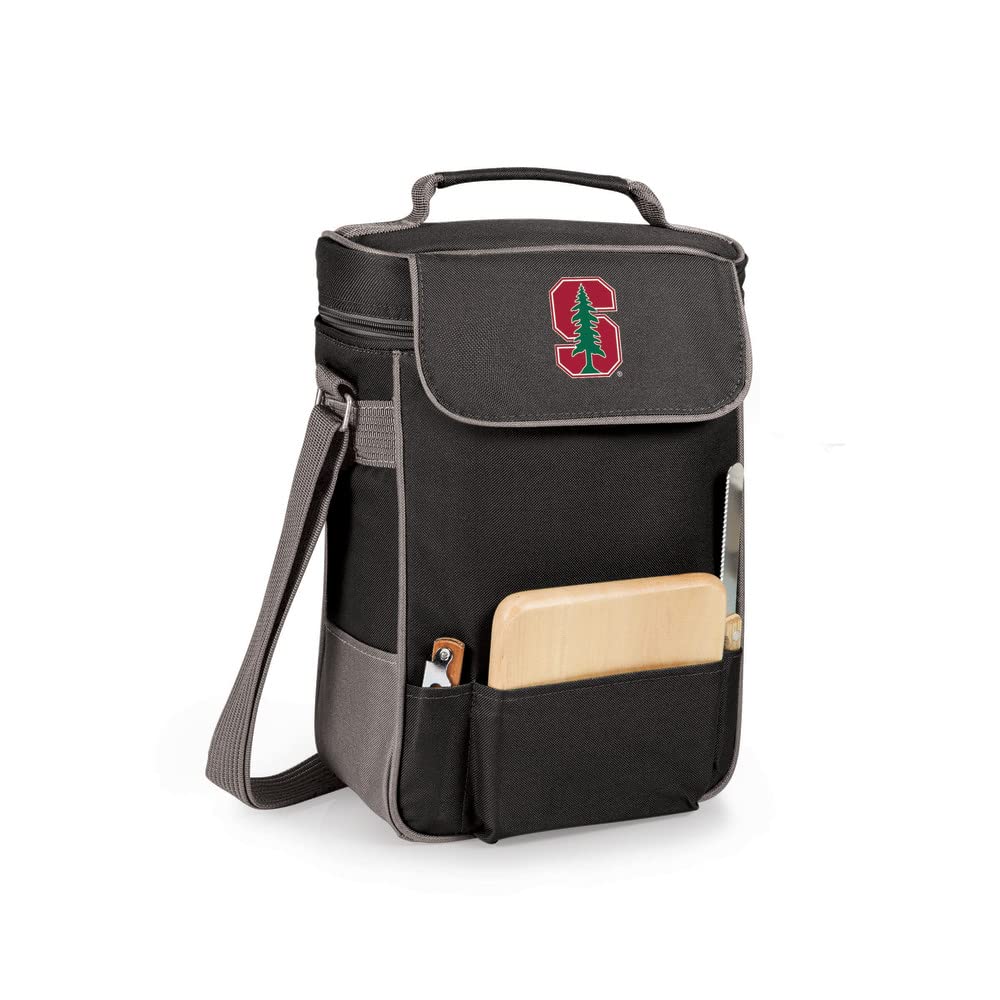 PICNIC TIME NCAA Duet Insulated Wine & Cheese Tote Bag for Outdoor Picnics, Tailgating & Beach Parties - Perfect for Wine Lovers & Cheese Enthusiasts