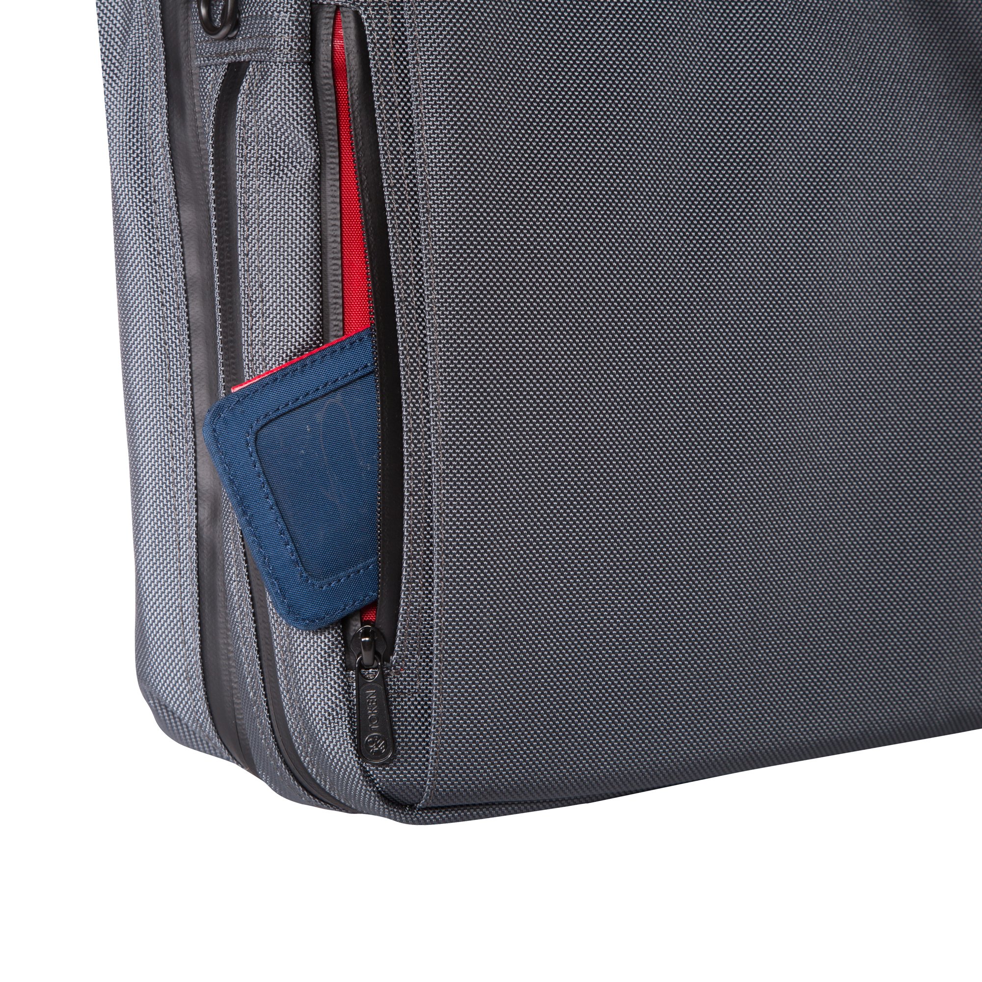 Premium Lawrence Laptop Bag with Back Zipper - Large Gray Business Backpack for Men & Women - Perfect for Office, Travel, and College Use