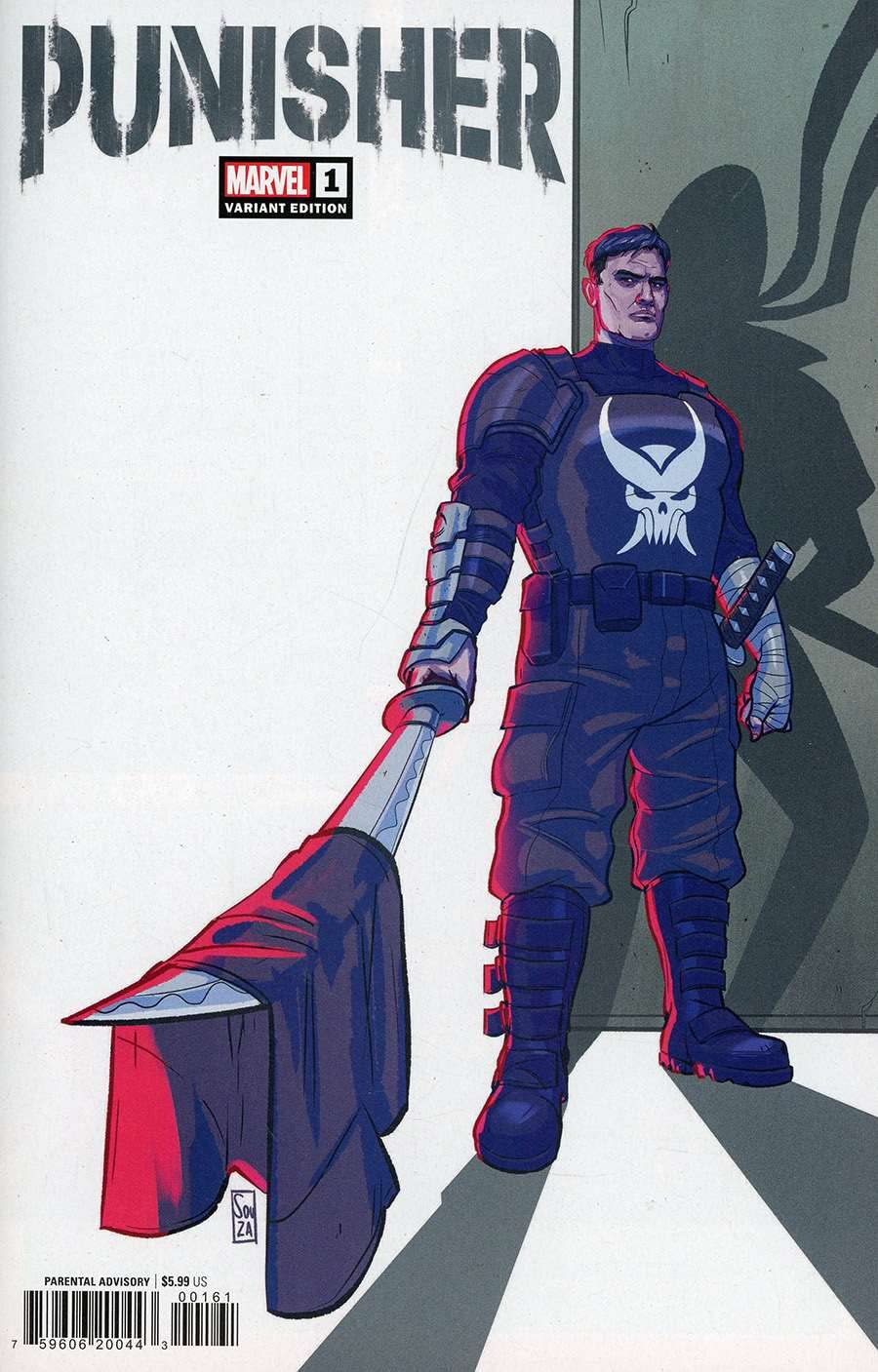 Punisher (13th Series) #1E VF/NM Marvel Comic Book by Jason Aaron - Collectible Superhero Graphic Novel for Fans & Comic Enthusiasts