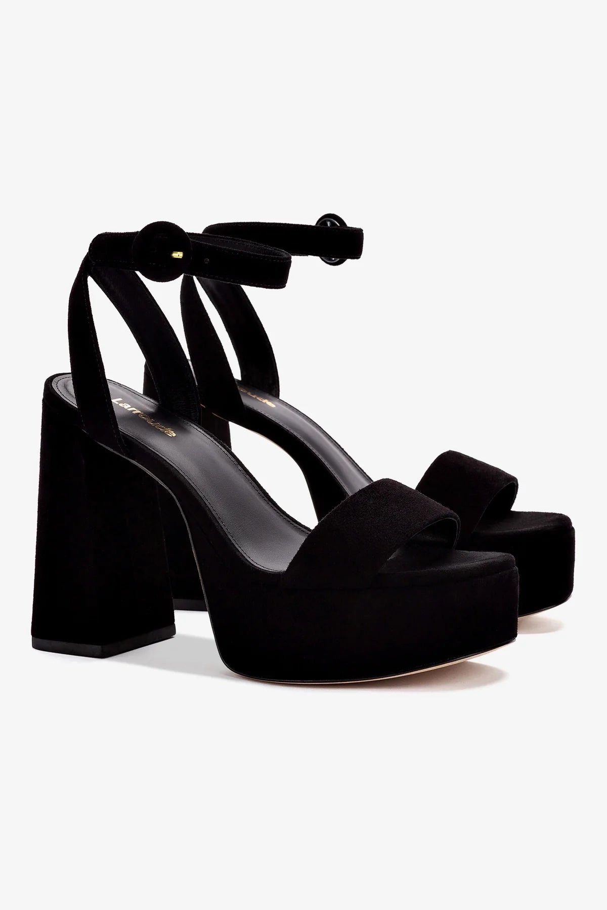 Black Suede Dolly Sandal - Comfortable Women's Casual Shoes for Summer, Beach, and Everyday Wear