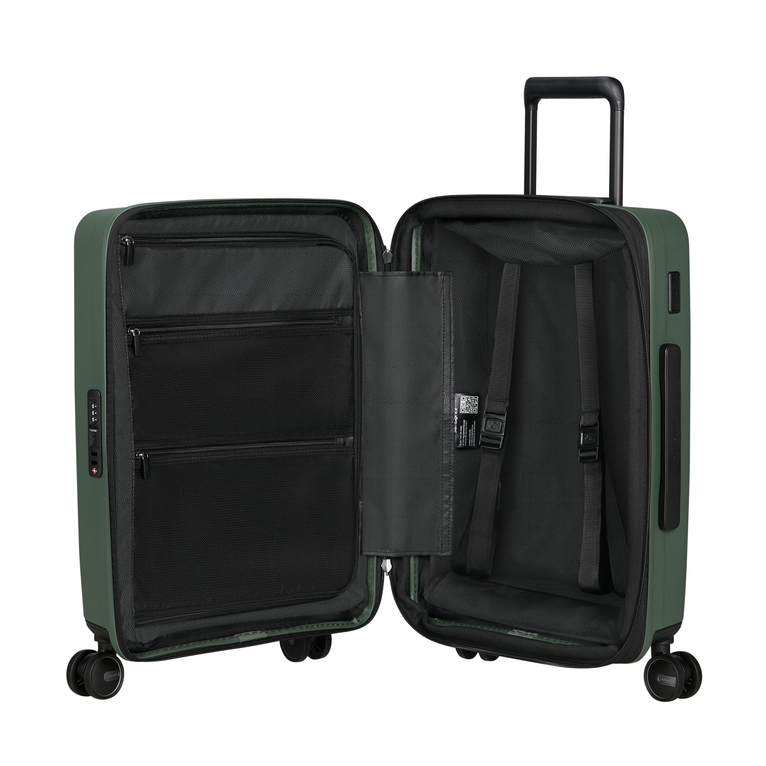 Samsonite Restackd Spinner Carry On Expandable Luggage - Lightweight Hardshell Suitcase with 360° Wheels for Air Travel & Business Trips