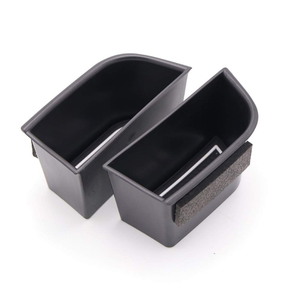 Lincoln MKZ Car Door Storage Box - Black 2PCS for Phone & Accessories - Perfect for Road Trips