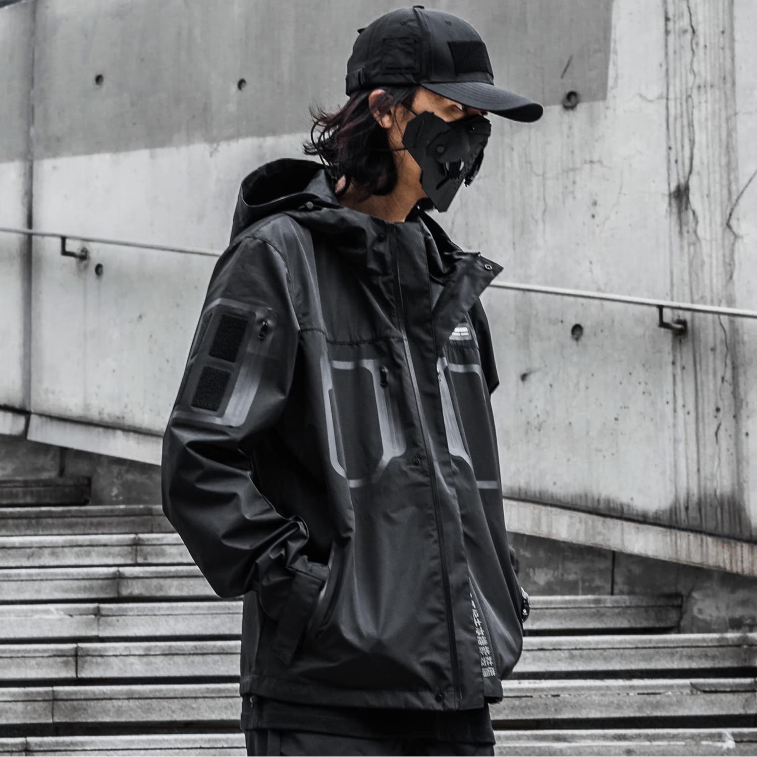 MFCT Men's Tactical Combat Jacket - Waterproof, Lightweight, Durable Outdoor Military Jacket for Hiking, Camping & Airsoft