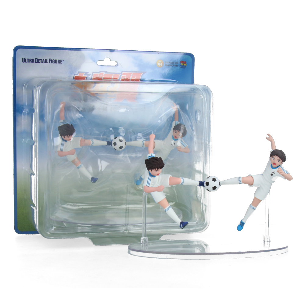 Captain Tsubasa Anime Figure Set - Ohzora Tsubasa & Misaki Taro Twin Shoot UDF Series 2 Collectible (Olivier Atton & Ben Becker) - Perfect for Anime Fans, Display Shelves, and Soccer Themed Decor