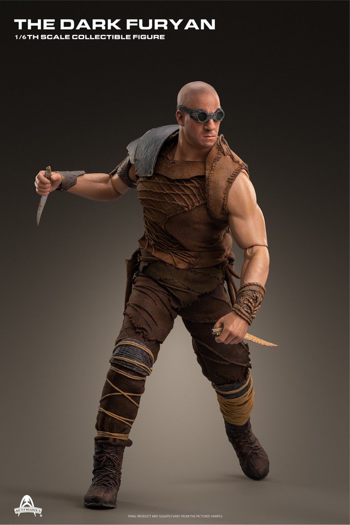 1/6 Scale Art Figures AF025 The Dark Furyan (Riddick) Collectible Action Figure - Perfect for Movie Fans & Sci-Fi Collectors (Display, Photography, Gift for Vin Diesel Fans)