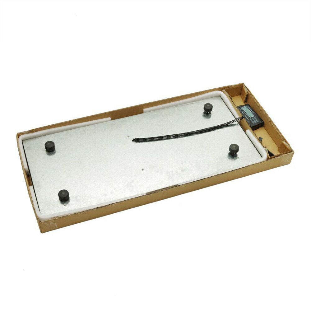 300Kg/660Lbs Heavy Duty Digital Livestock Scale - Large 103x53cm Stainless Steel Platform for Weighing Animals, Pets & Farm Animals (Dogs, Cats, Pigs, Goats, Cattle, Sheep) - Perfect for Veterinary Clinics, Farms, Animal Husbandry & Shipping
