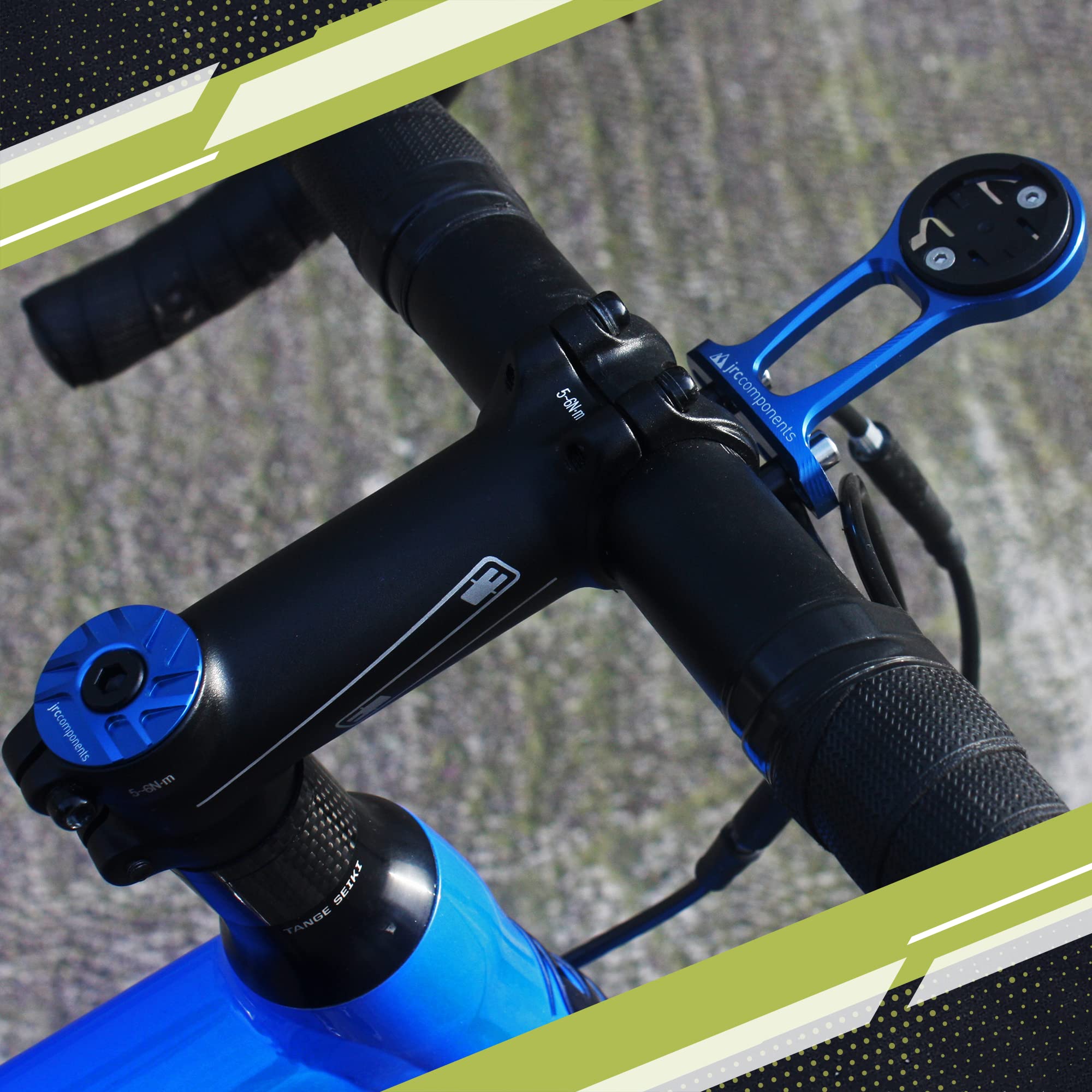 JRC Components Lightweight 6061-T6 Aluminum Headset Stem Top Cap & Bolt - Compatible with 1-1/8