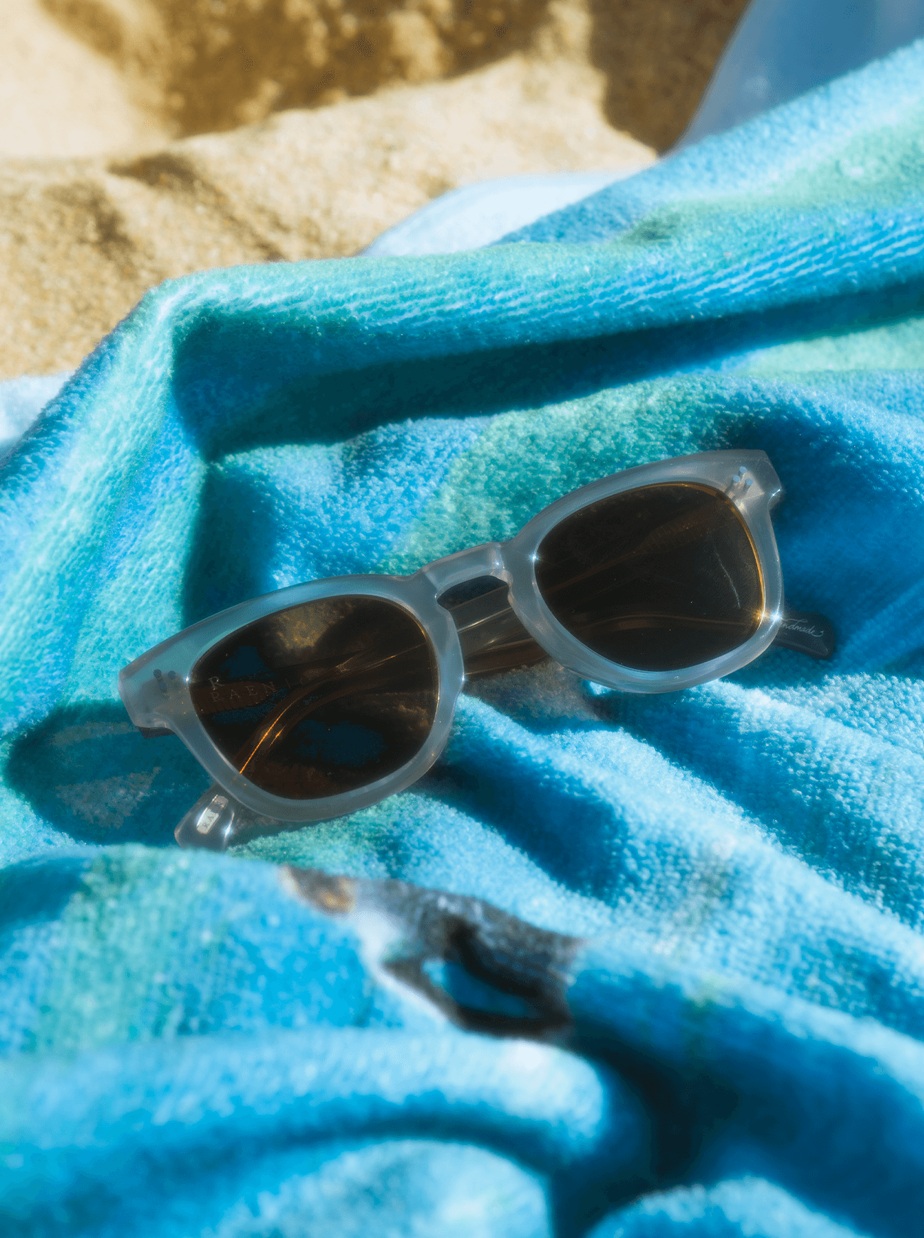SQUIRE Polarized Sunglasses - Recycled Black & Green Lens - UV Protection for Outdoor Activities, Driving, and Beach