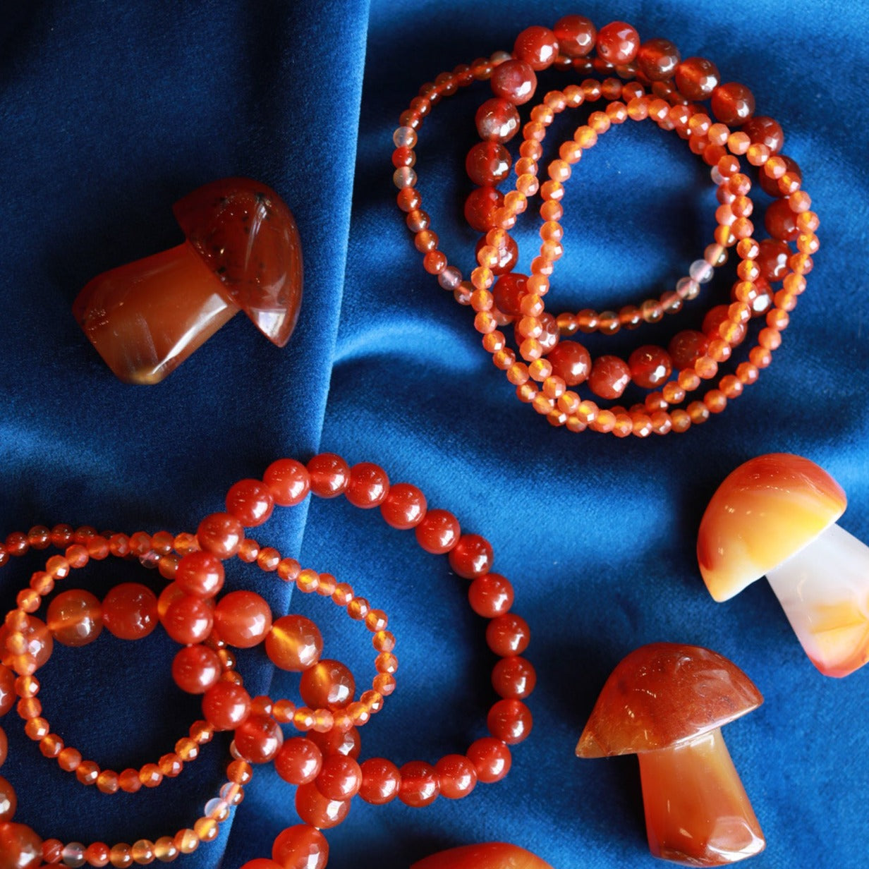 Natural Carnelian Faceted Bead Stretch Bracelet for Women - Healing Crystal Jewelry for Energy, Confidence & Success - Perfect for Yoga, Meditation & Everyday Wear