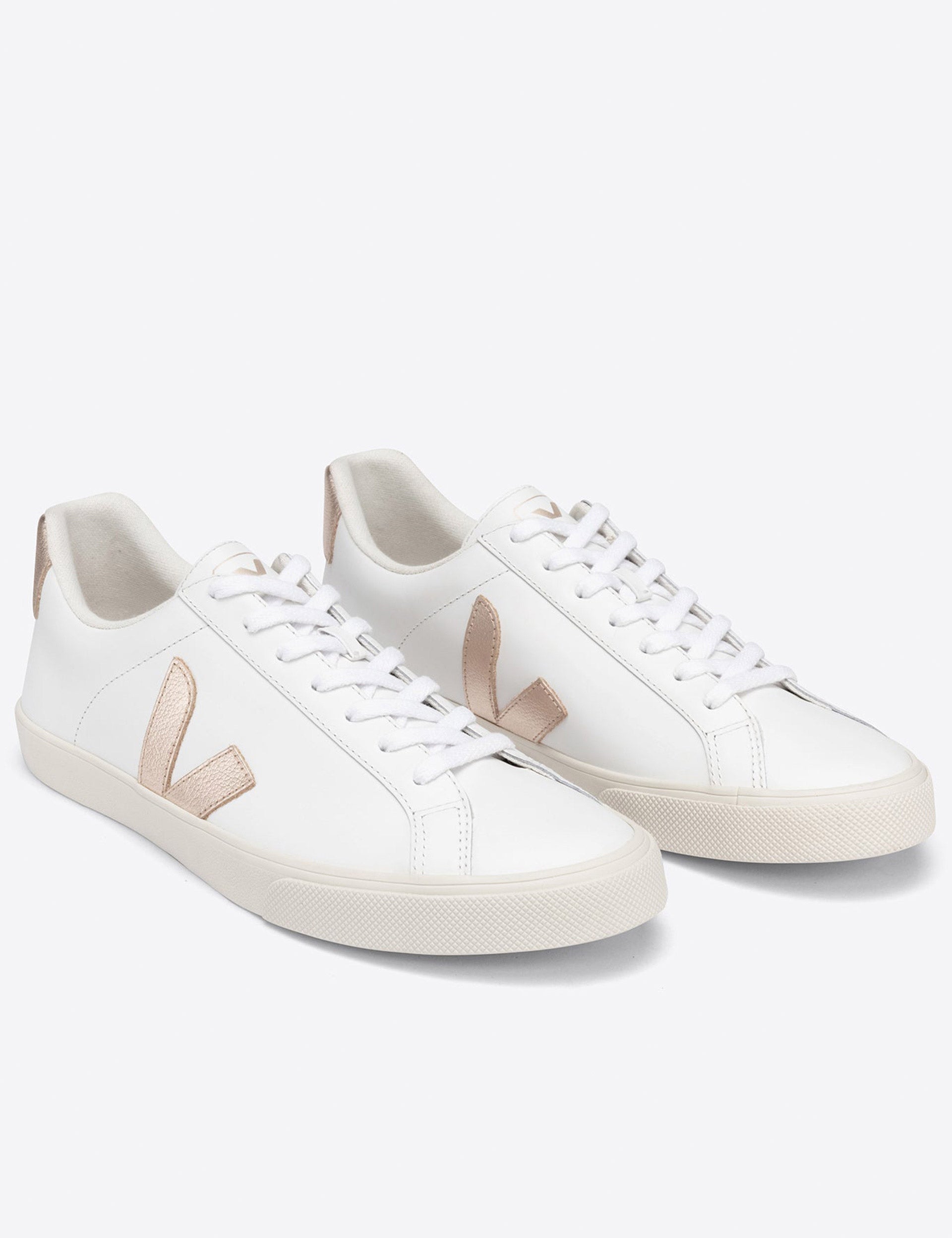 Esplar Genuine Leather Shoes - White Platine Color for Women | Comfortable & Stylish Casual Wear for Office, Dating & Everyday Outfits