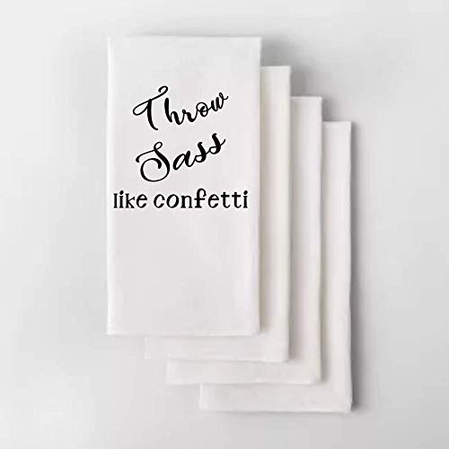 Funny Tea Towel Set - Humorous Kitchen Dish Towels for Drying Dishes & Decor - Perfect for Gifts, Home Decor, and Coffee Lovers