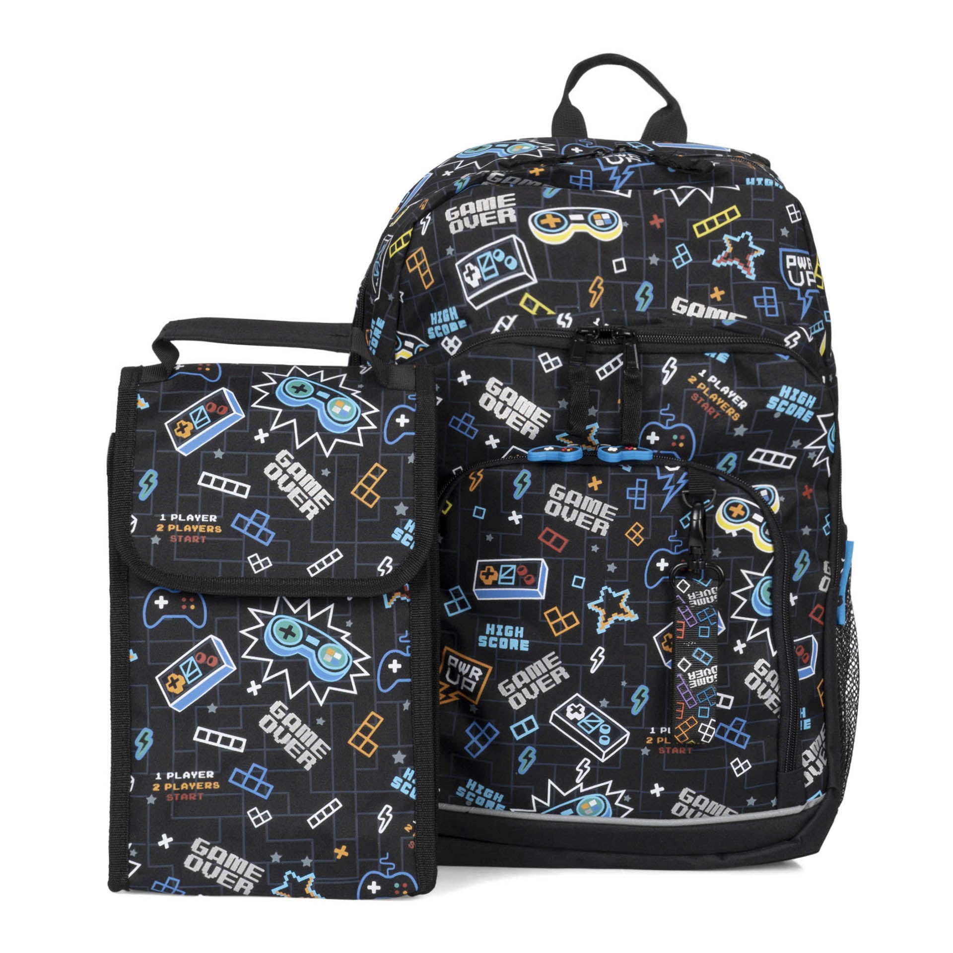 SMASH Backpack with Lunch Bag & Key Leash - Durable School Backpack for Kids & Teens, Perfect for School, Travel & Outdoor Adventures