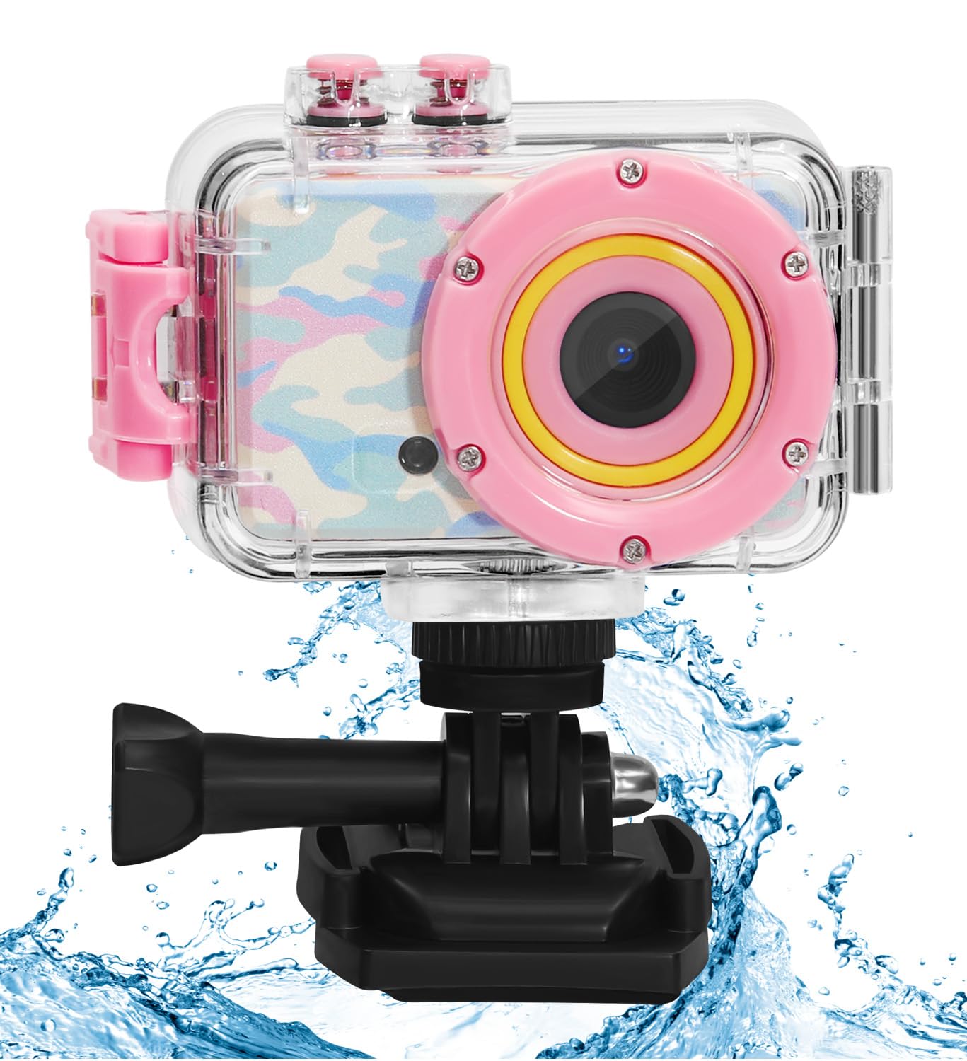 Waterproof Kids Camera for 3-8 Year Old Boys & Girls - Underwater Toddler Digital Camera with 32GB SD Card - Perfect Birthday Gift & Outdoor Adventure Toy for Ages 4-10