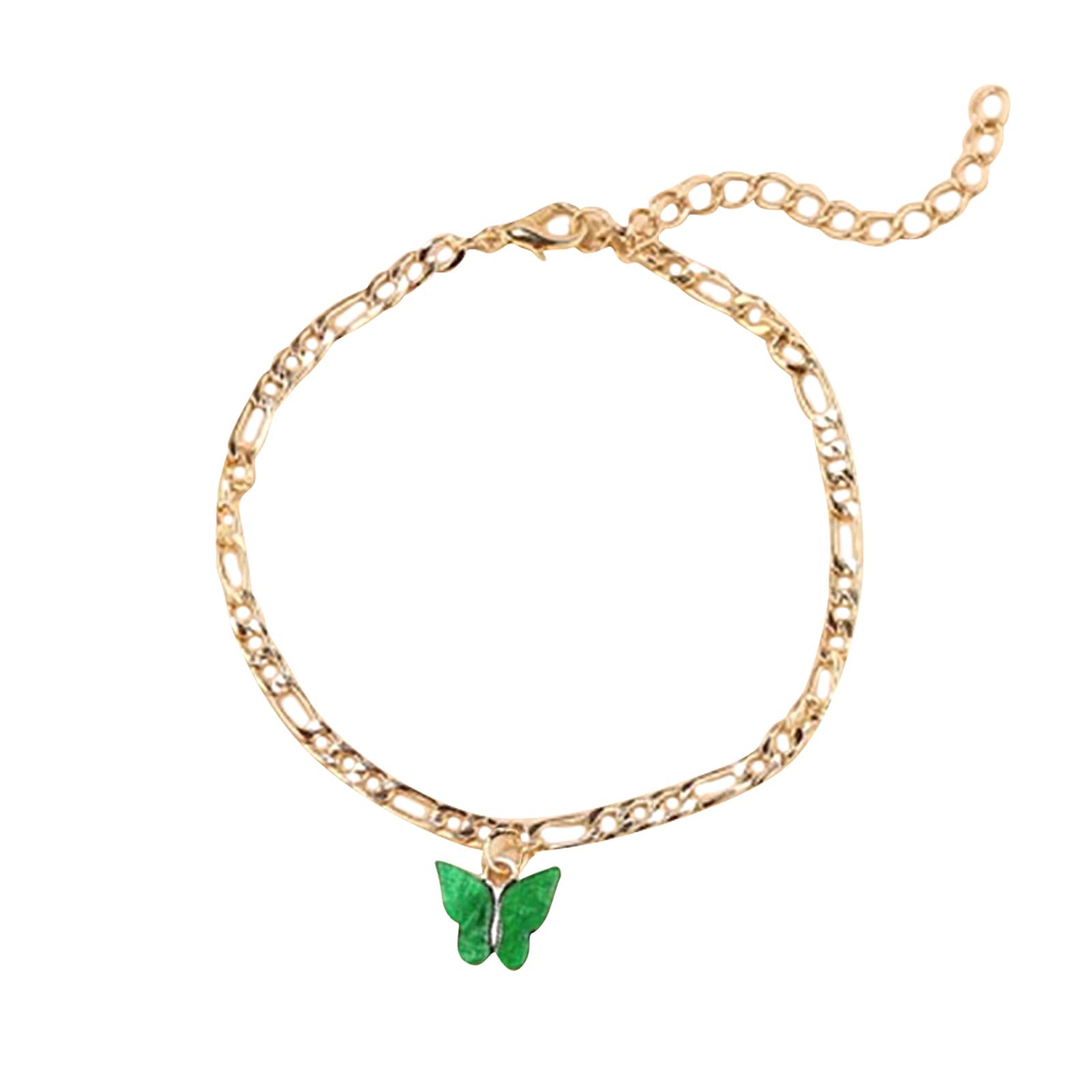4PC Women's Bohemian Anklet Bracelet Set - Gold Alloy Beach Jewelry for Brides, Summer Vacation & Ocean Themed Accessories | Perfect for Beach Weddings, Vacations and Boho Fashion