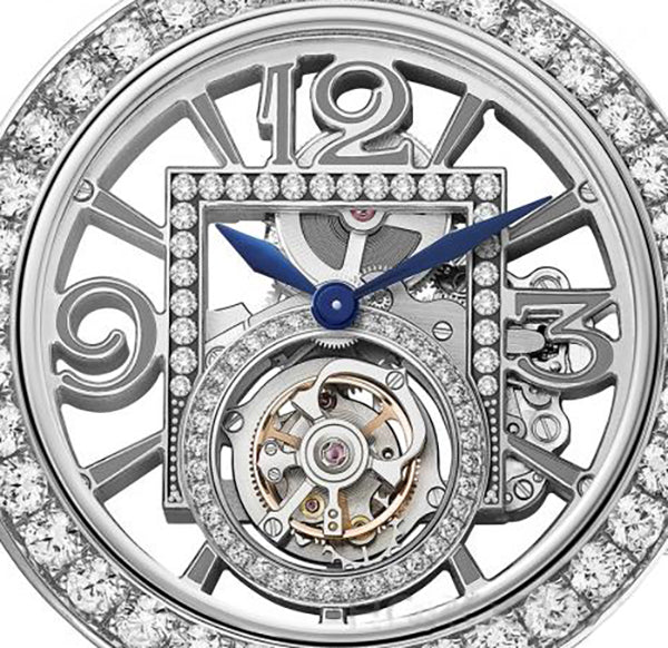 Cartier Pasha de Cartier 41mm 18K White Gold Diamond Skeleton Watch for Men - Luxury Automatic Mechanical Timepiece for Formal Events & Business Meetings