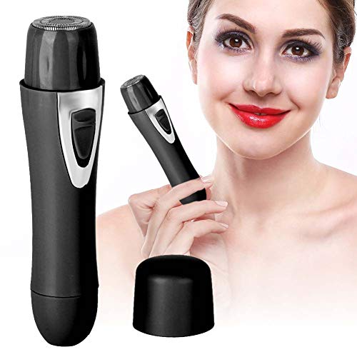 Electric Hair Remover for Women - Portable Mini Epilator for Face, Body, Armpit & Leg Hair Removal - Painless Depilator Machine & Body Grooming Kit (Black) - Perfect for Travel, Home Use & Quick Touch-Ups