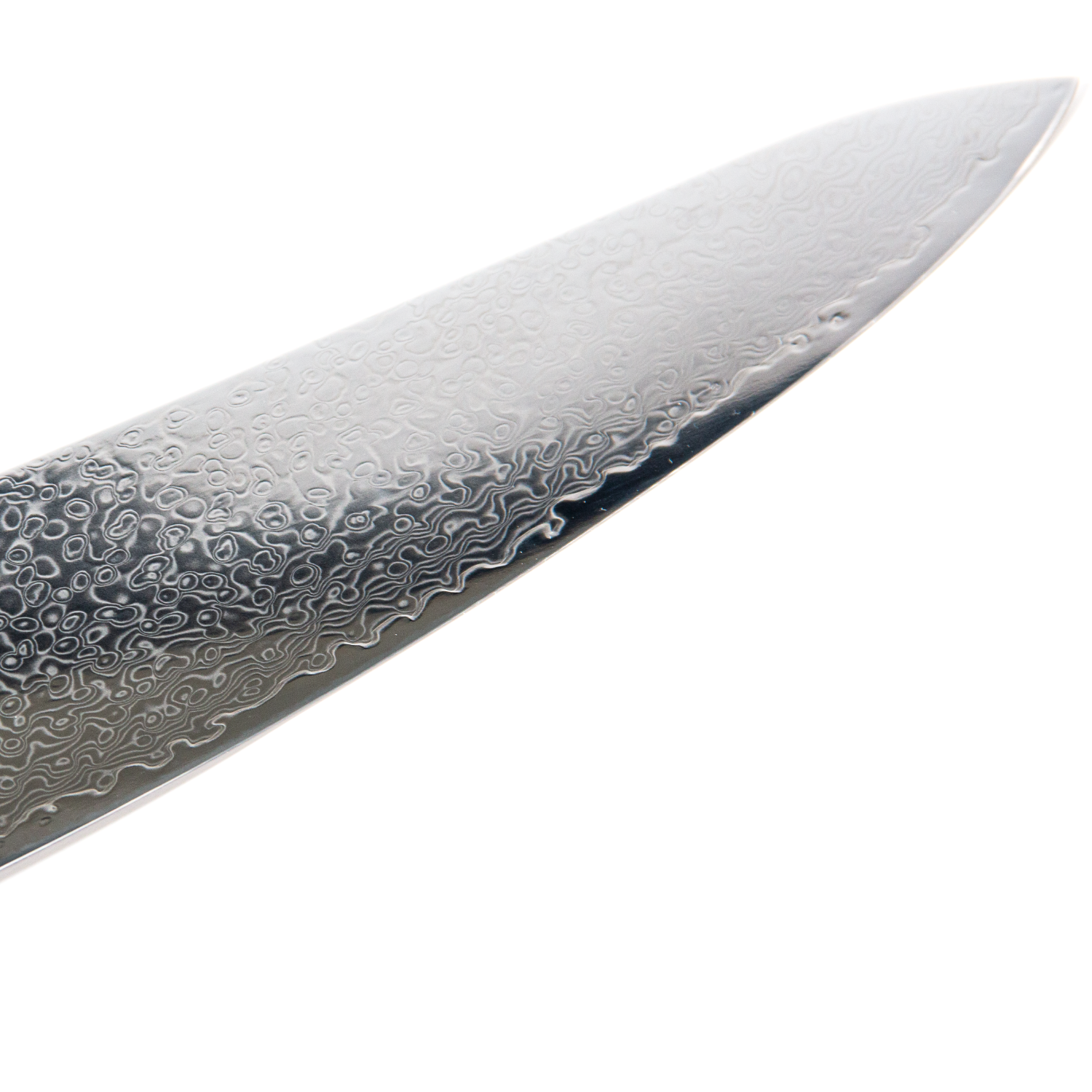 Premium Octad Japanese Damascus Steel 9-Inch Chef Knife with Ebony Handle - Professional Kitchen Knife for Slicing, Dicing & Chopping Vegetables, Meat & Fish