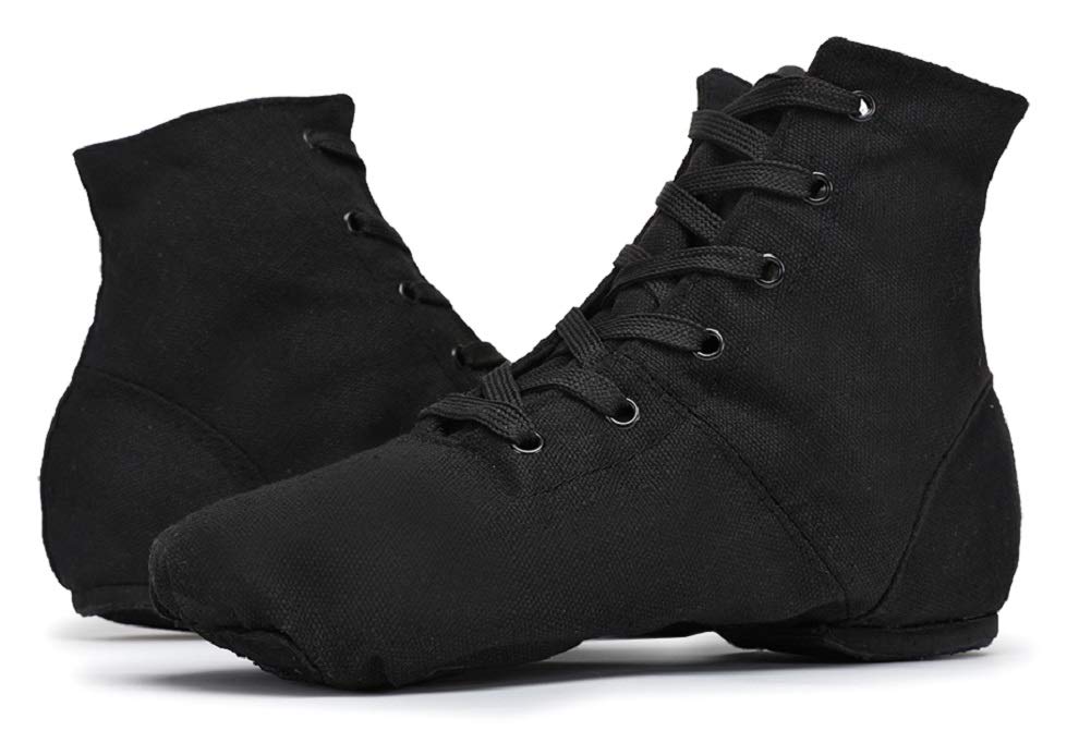 Canvas Jazz Dance Boots - Ballet Dancing Sneakers for Men & Women - Comfortable & Stylish for Jazz, Ballet, Hip Hop & Dance Classes