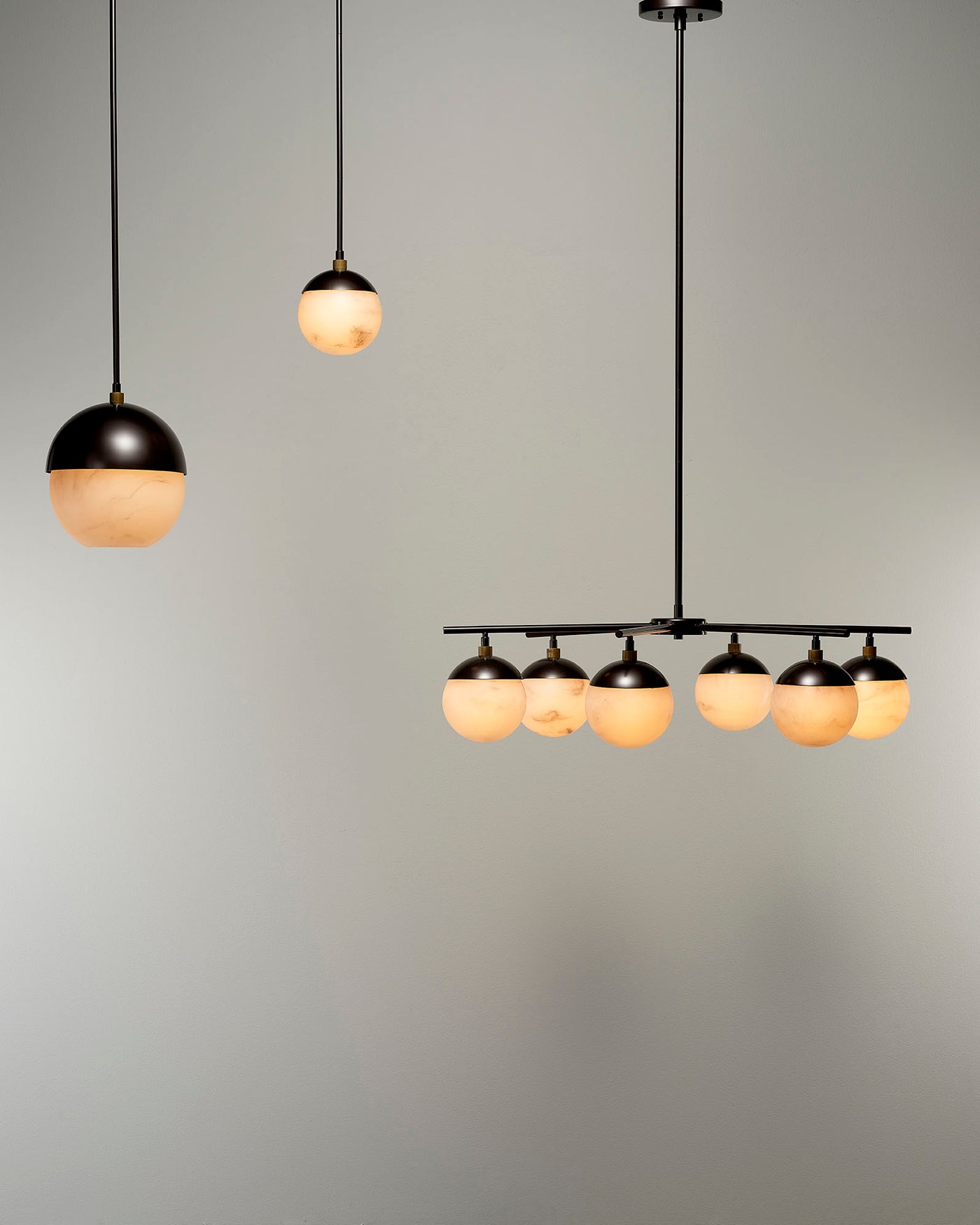 Metro 6-Light Modern Chandelier - Elegant Ceiling Lighting Fixture for Dining Room, Living Room & Bedroom Decor