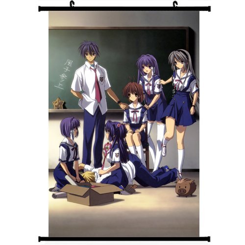 Clannad Anime Wall Scroll Poster 32x47 Inches - Customizable Anime Decor for Bedroom, Living Room & Game Room