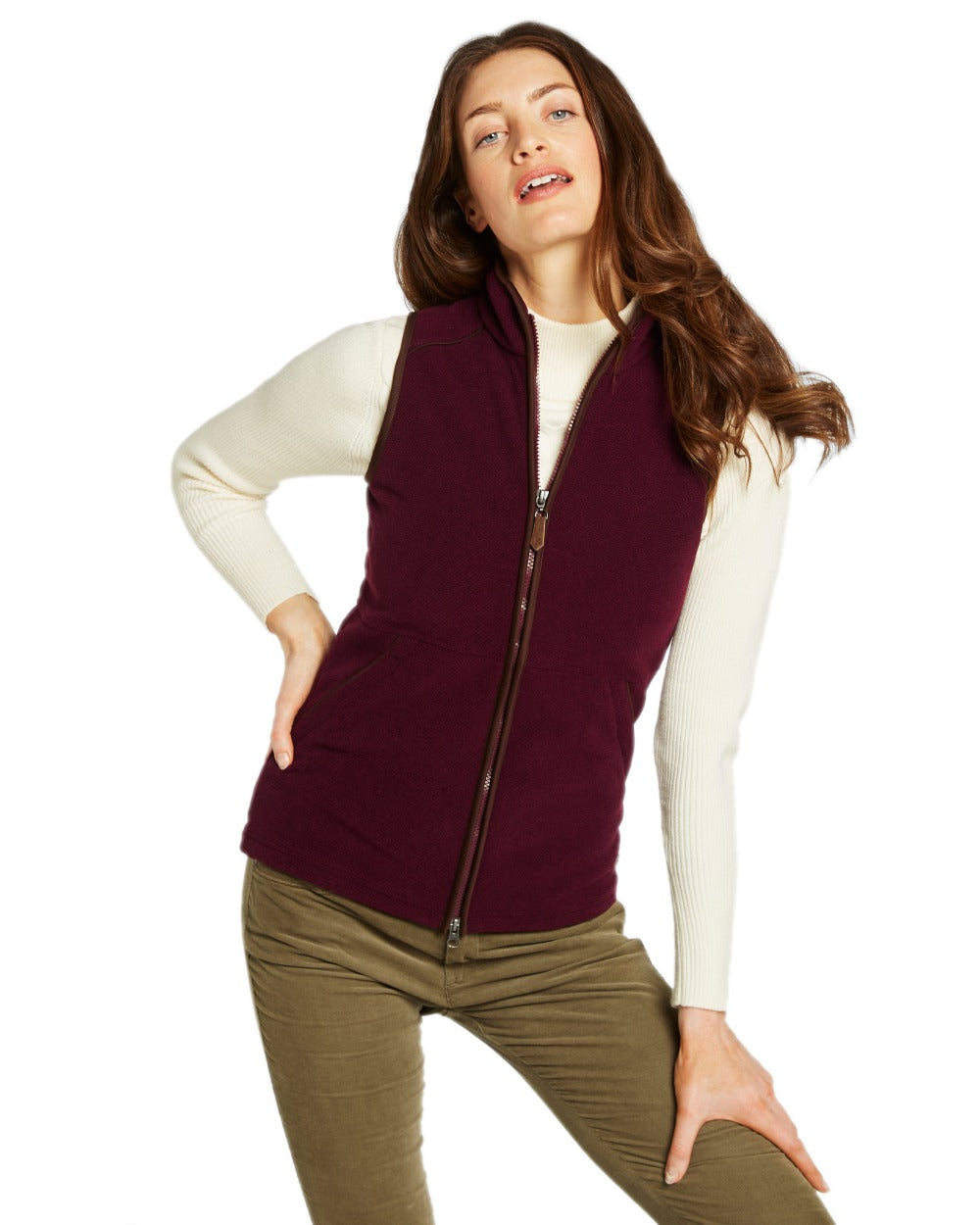 Dubarry Women's Carbury Fleece Gilet - Lightweight Warm Vest for Outdoor Hiking, Camping & Casual Wear